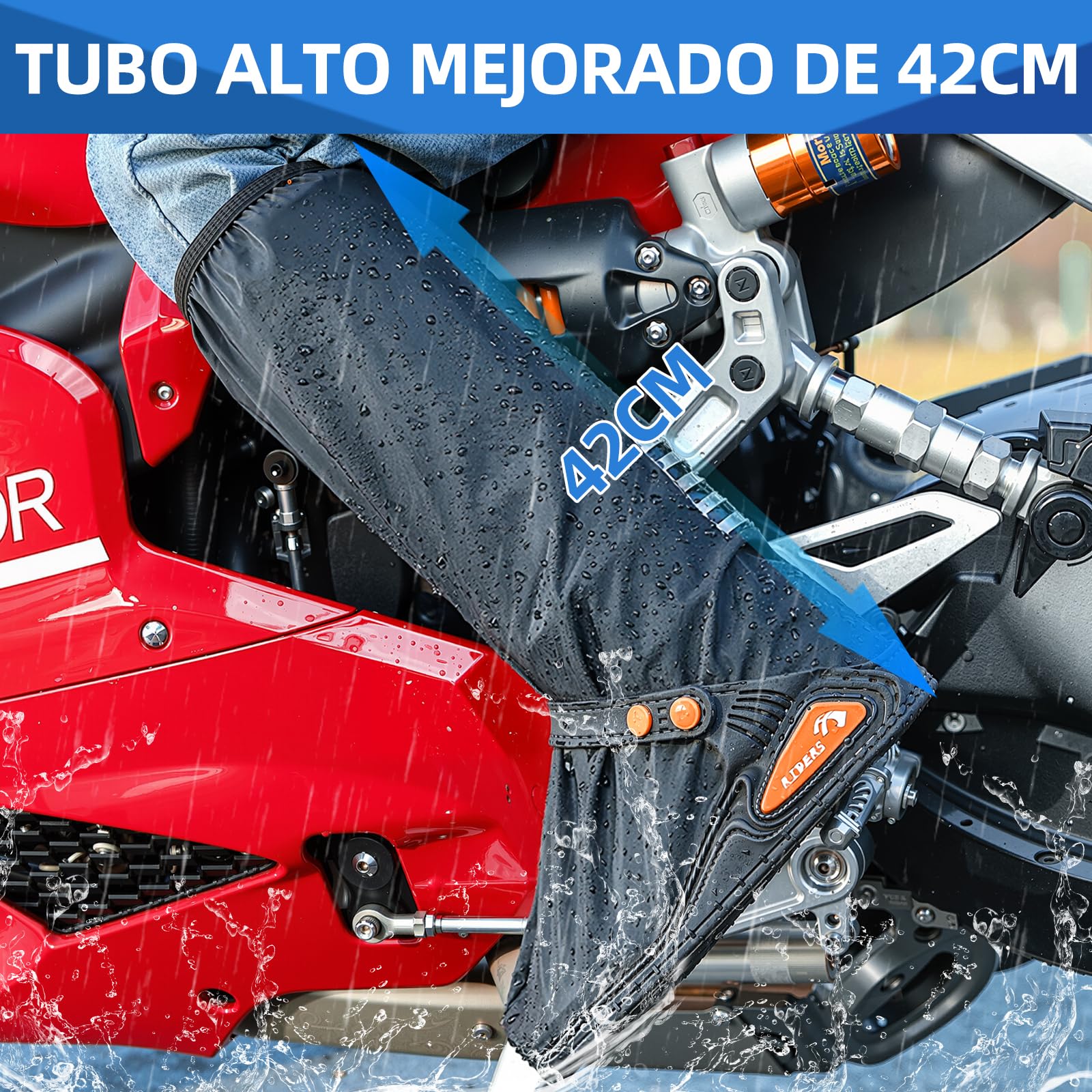 NUOWEI Cubiertas De Zapatos Impermeable, Reutilizable Protector De Zapatos con Tira Reflectante y Cremalleras, Protector De Zapatos Impermeable para Exteriores para Hombres y Mujeres