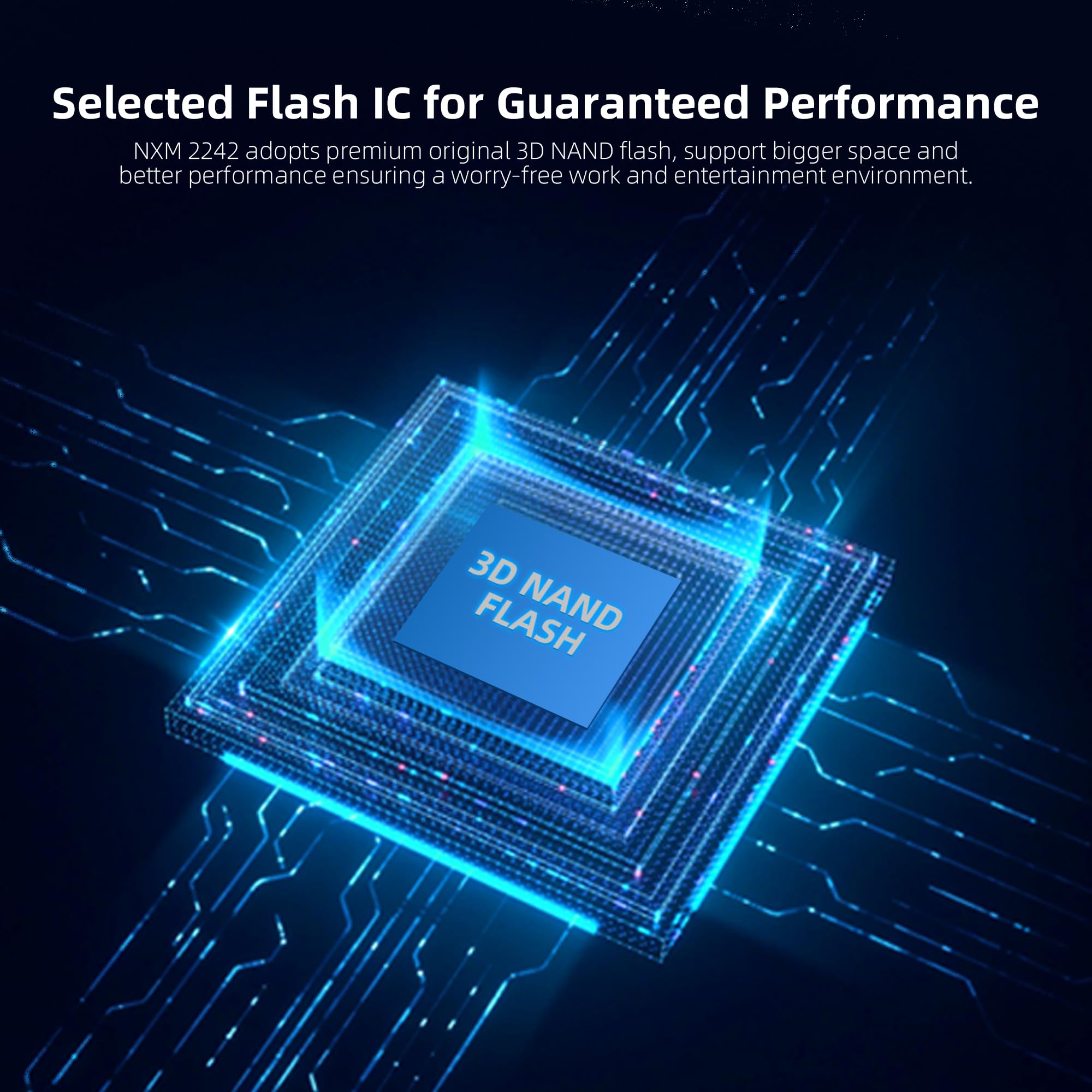 KingSpec 1 TB M.2 2242 NVMe SSD - Velocidad de lectura de hasta 3500 MB/s, SSD NVMe PCIe 3.0 con 3D NAND Flash, compatible con PC, laptop y computadora de escritorio