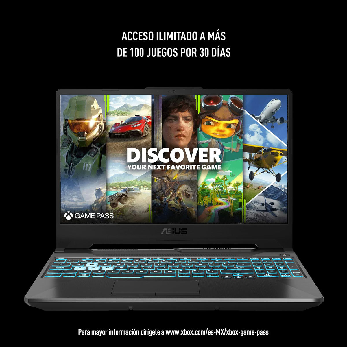 ASUS Laptop TUF Gaming A15 / AMD Ryzen 5 / RTX 3050 / 16GB RAM / 512GB SSD/Negro/Teclado en Español (Garantía en México)
