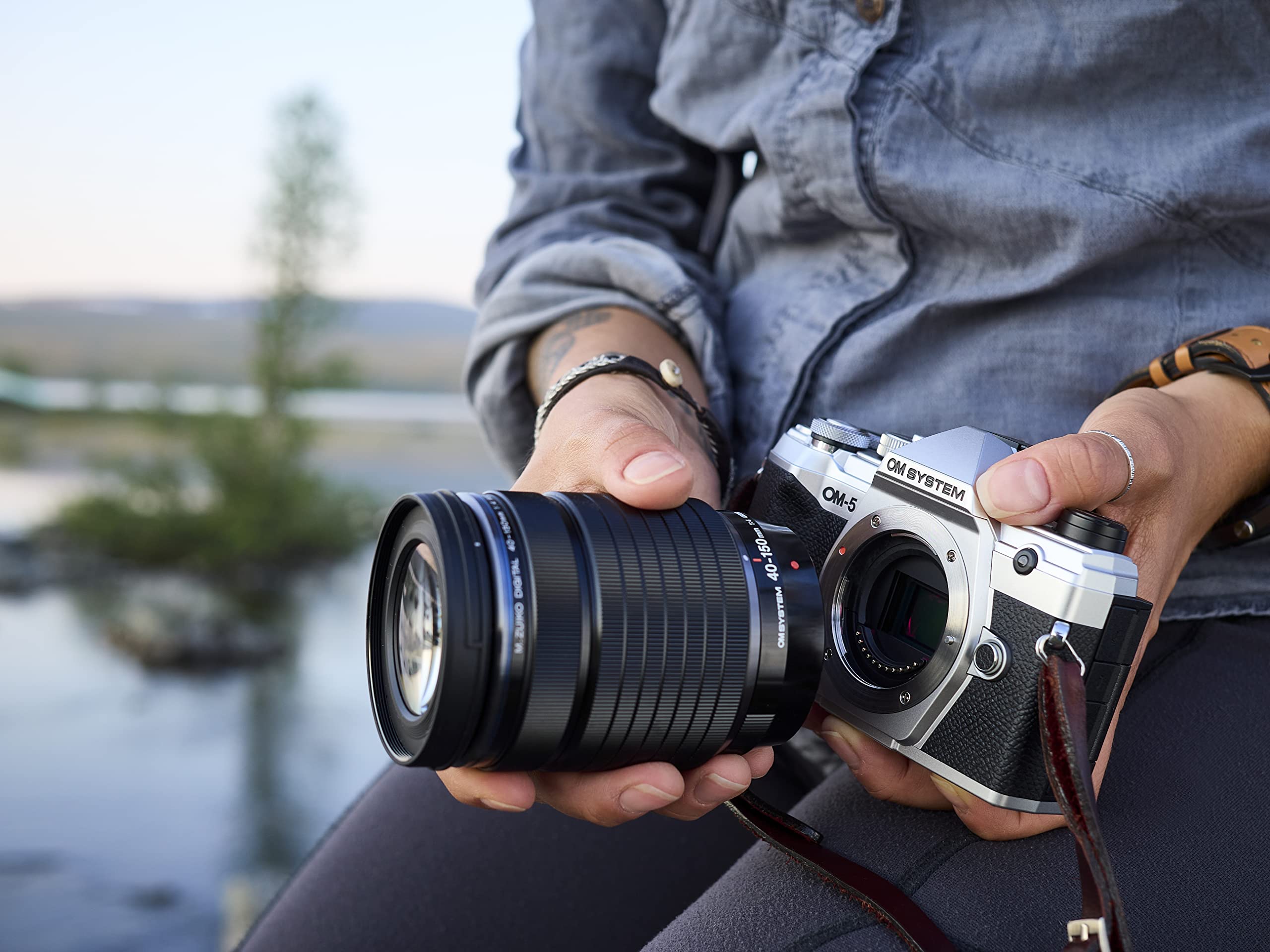 OM SYSTEM OLYMPUS OM-5 Black Micro Four Thirds System Camera M.Zuiko Digital ED 12-45mm F4.0 PRO kit Outdoor Camera Weather Sealed Design 5-Axis Image Stabilization 50MP Handheld High Res Shot