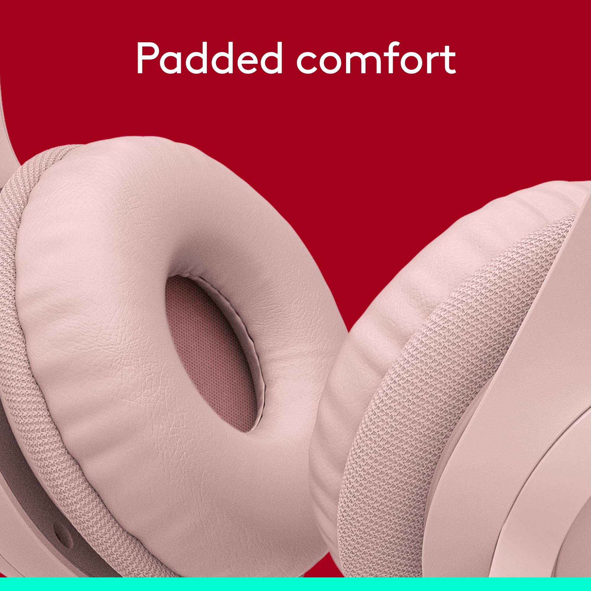 Logitech H390 Headsets con Cable para PC/Laptop, Auriculares estéreo con micrófono y cancelación de Ruido, USB-A, Controles directos, Funciona con Chromebook - Rosa