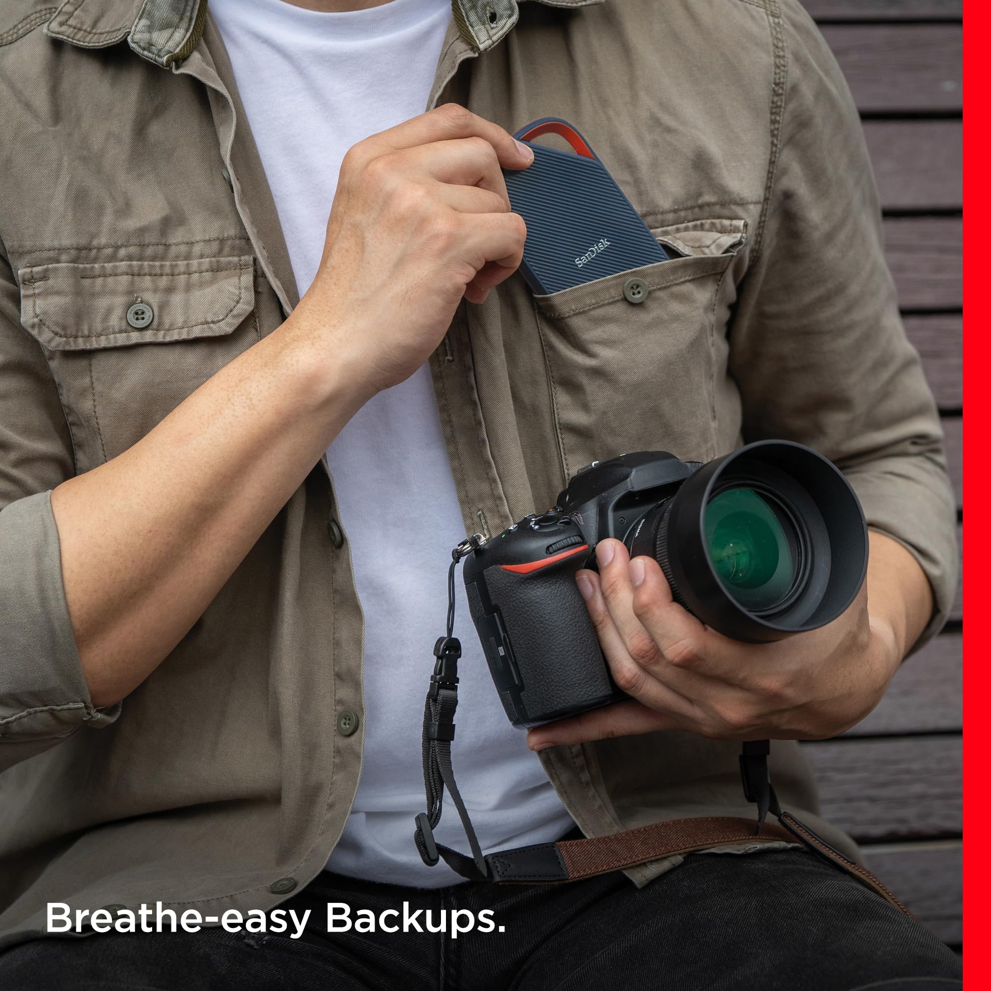 SanDisk - SSD portátil Extreme Pro de 4 TB con USB4, hasta 3800 MB/s de Lectura y 3700 MB/s de Escritura, USB-C, USB 3.2, Compatible con Versiones anteriores, IP65 Resistencia al Agua y al Polvo -