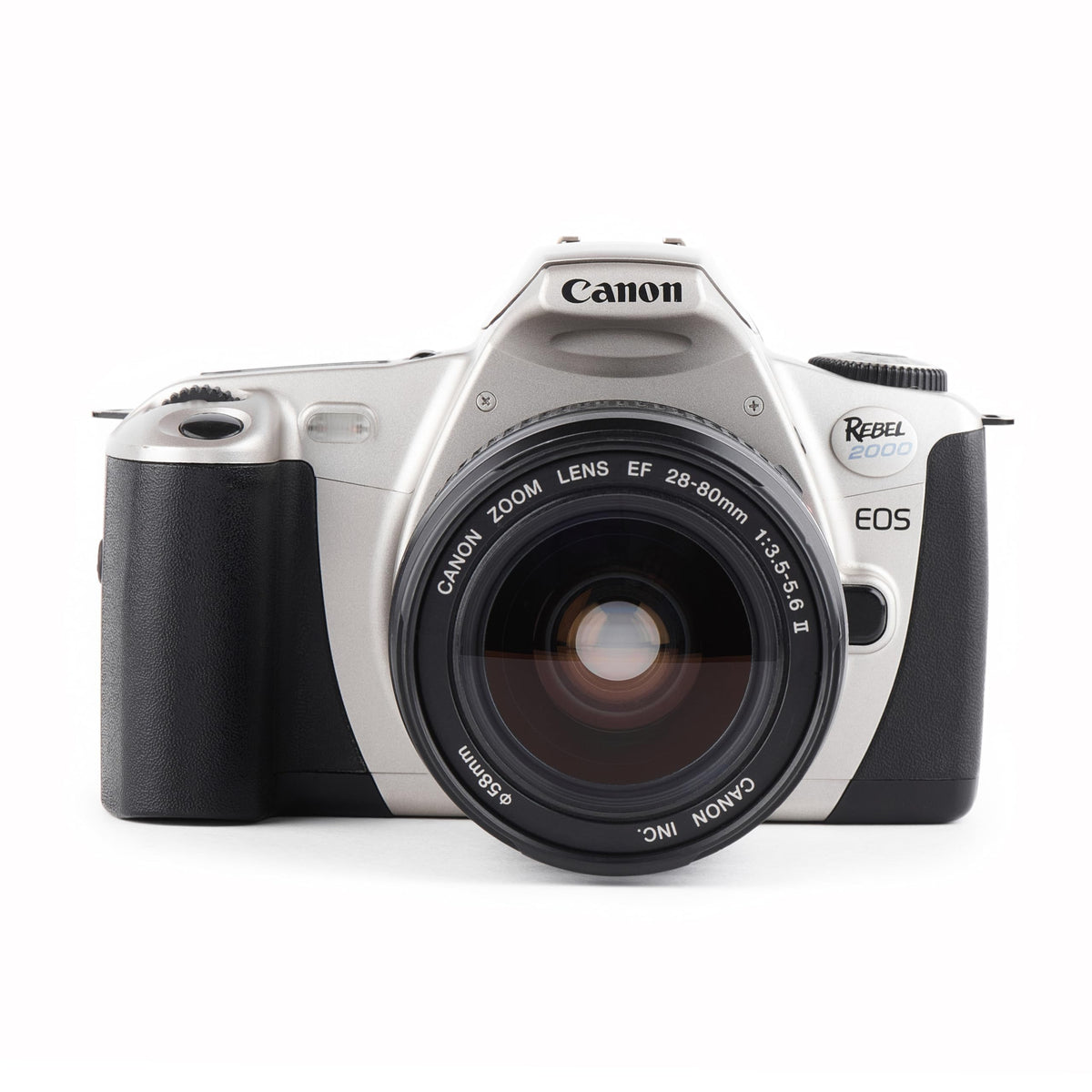 Canon Rebel 2000 Cámara SLR de película con lente Canon 28-80mm EF de enfoque automático (Renovada)