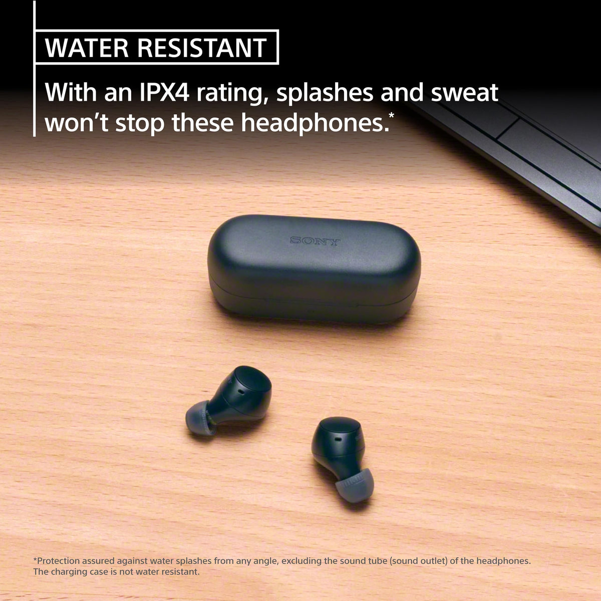 Sony WF-C510 Auriculares Bluetooth intrauditivos, hasta 22 Horas de batería, conexión multipunto, micrófono y Resistencia al Agua, Color Negro