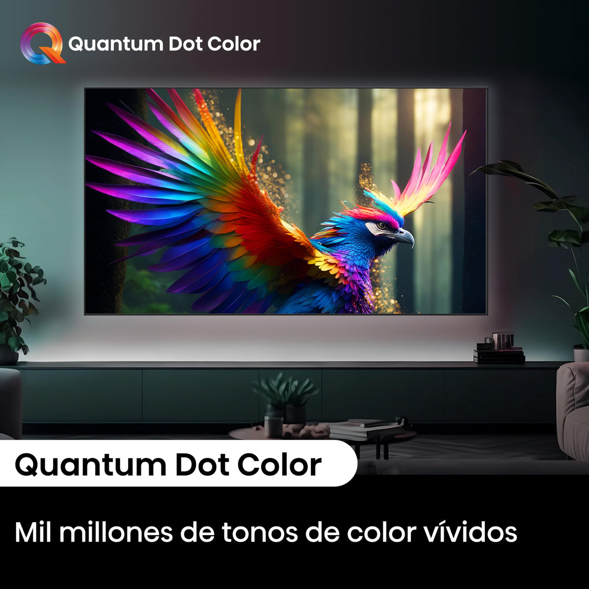 Hisense Television U6N Pantalla 55 Pulgadas,Mini-LED Smart Google TV UHD 4K,Control Remoto por Voz con Alexa,Hi-View Engine,Dolby Vision Atmos,Total HDR Solution, mira TV en Vivo sin Cable