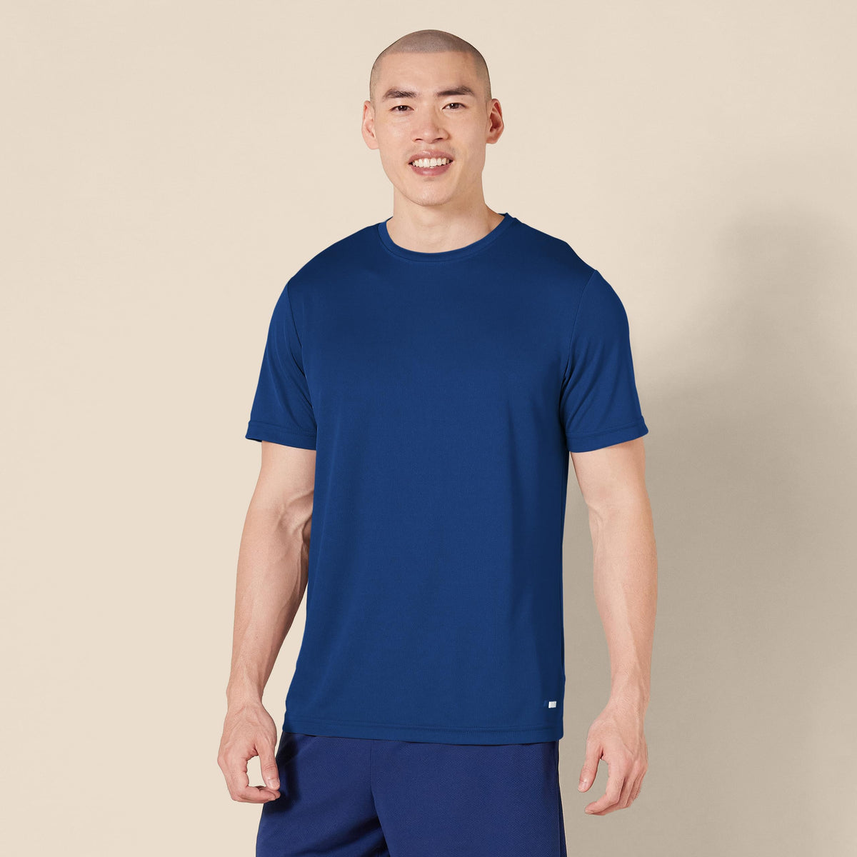 Amazon Essentials Performance Tech - Camiseta para hombre, paquete de 2, verde azulado/azul marino, talla G