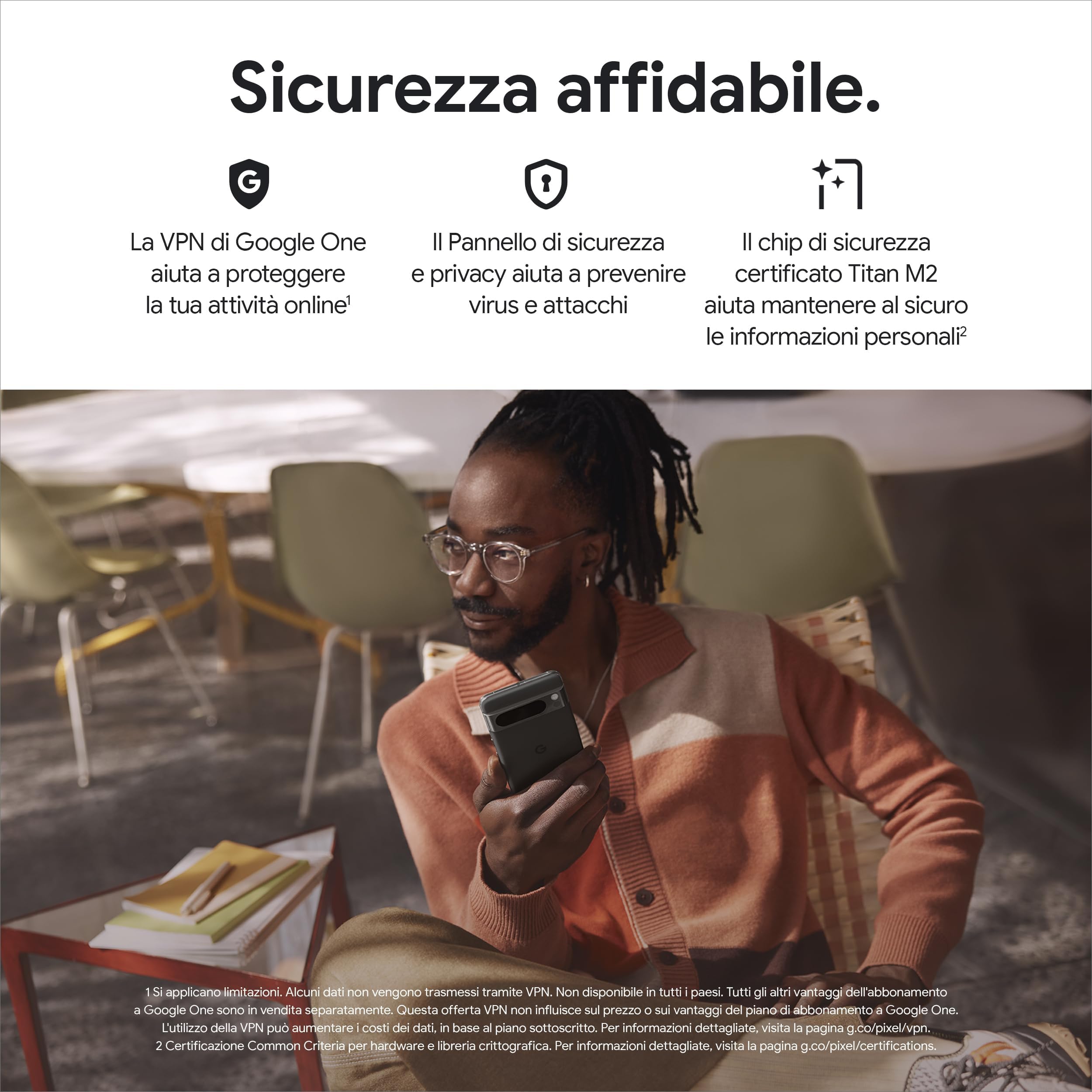 Google Pixel 8 Pro 5G | Unlocked Dual SIM (Nano-SIM, eSIM) | 6.7-Inch Android Smartphone (Obsidian, 128GB + 12GB RAM) (Reacondicionado)