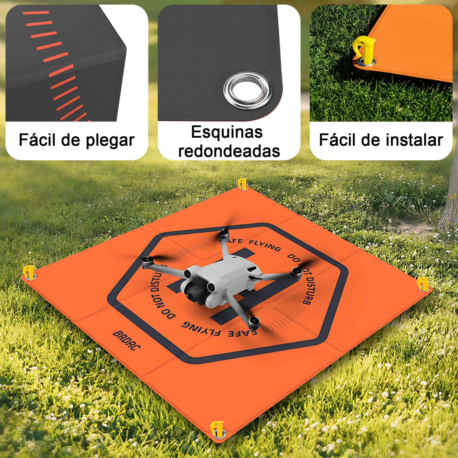 Drone Landing Pad de doble cara para DJI Avata/Mavic 3 Pro/Mini 2SE Drone Landing Pad de doble cara para DJI Avata/Mavic 3 Pro/Mini 2SE