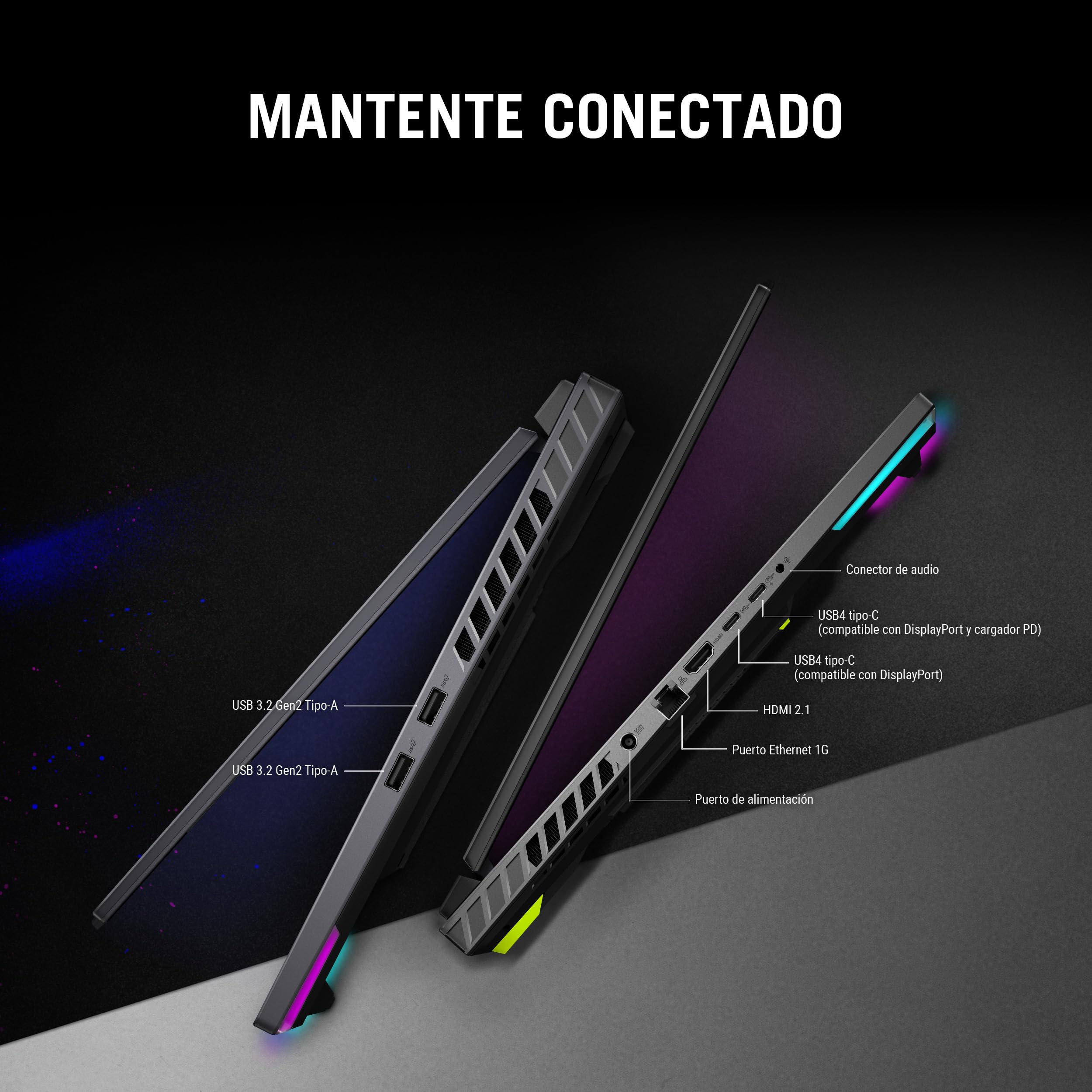 ASUS ROG Strix G16/ NVIDIA GE Force RTX 5070/ Ryzen 9-9955HX/16GB RAM -1 TB SSD/Teclado en español (Garantiay Servicio con la Marca en Mexico)