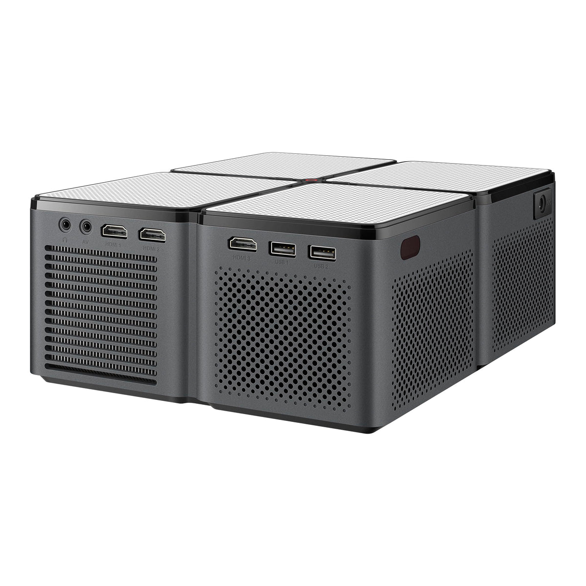 STEREN Proyector Multimedia Full HD de 14 000 lúmenes con función Espejo y Bluetooth