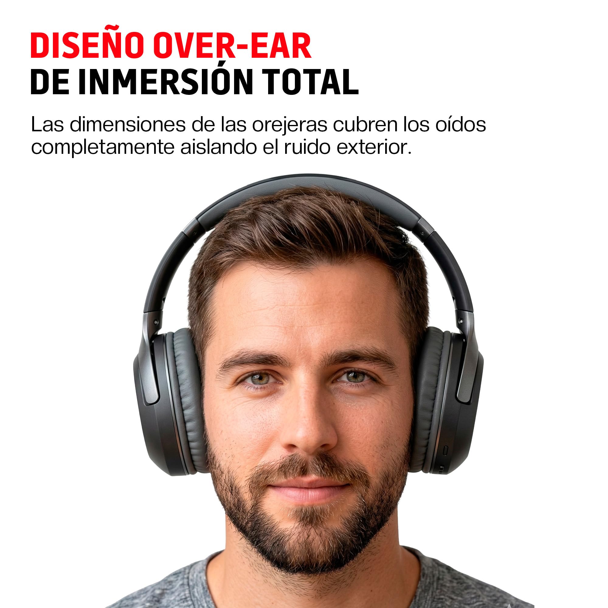 Redlemon Audífonos Bluetooth Inalámbricos de Diadema Sonido HD Plegables