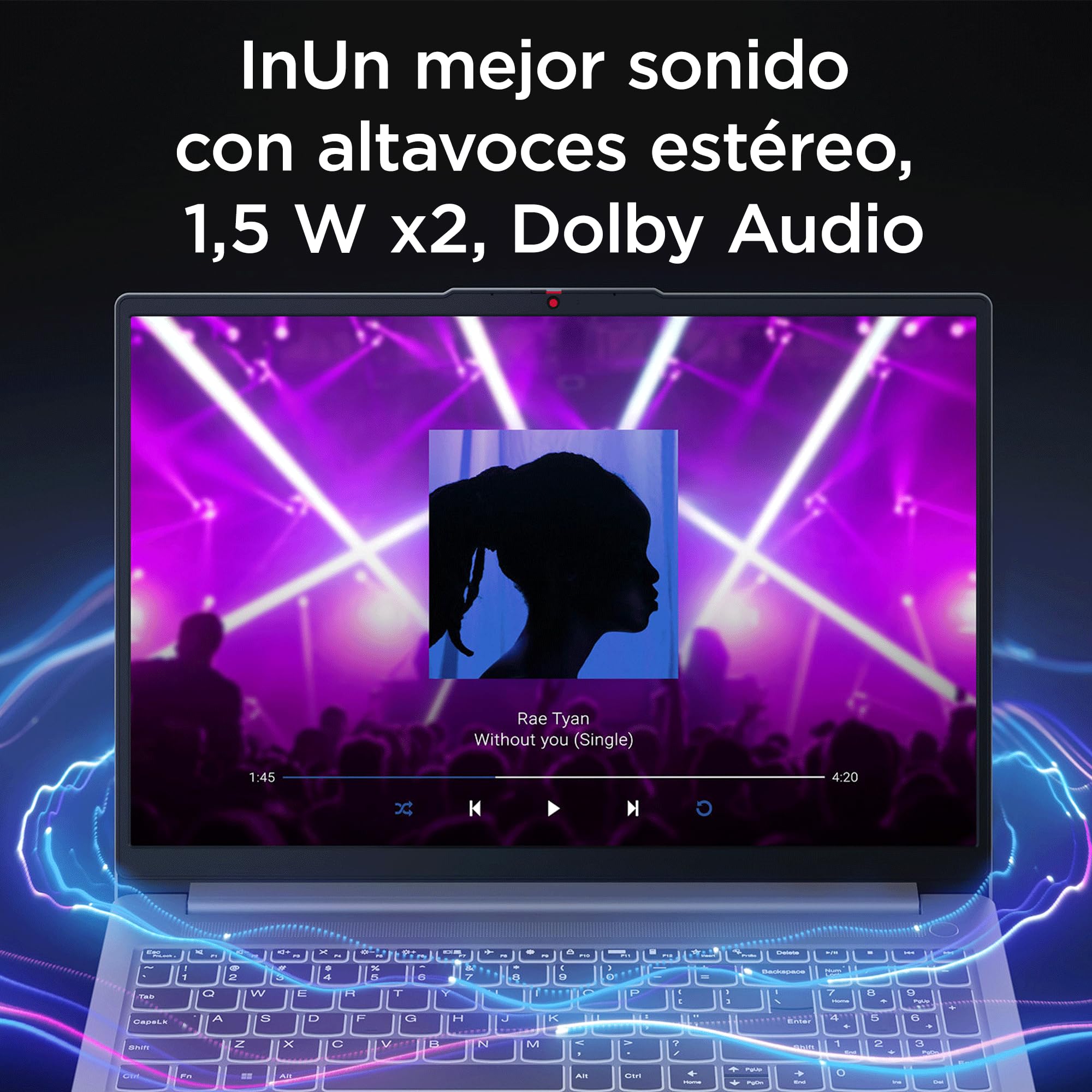 Lenovo Laptop + Mochila | IdeaPad Slim 3 | 15.6" FHD Touchscreen Intel Core i3 (13va Gen) 8GB RAM 512GB SSD | Dolby Audio Cámara 1080 FHD Windows 11, Teclado QWERTY