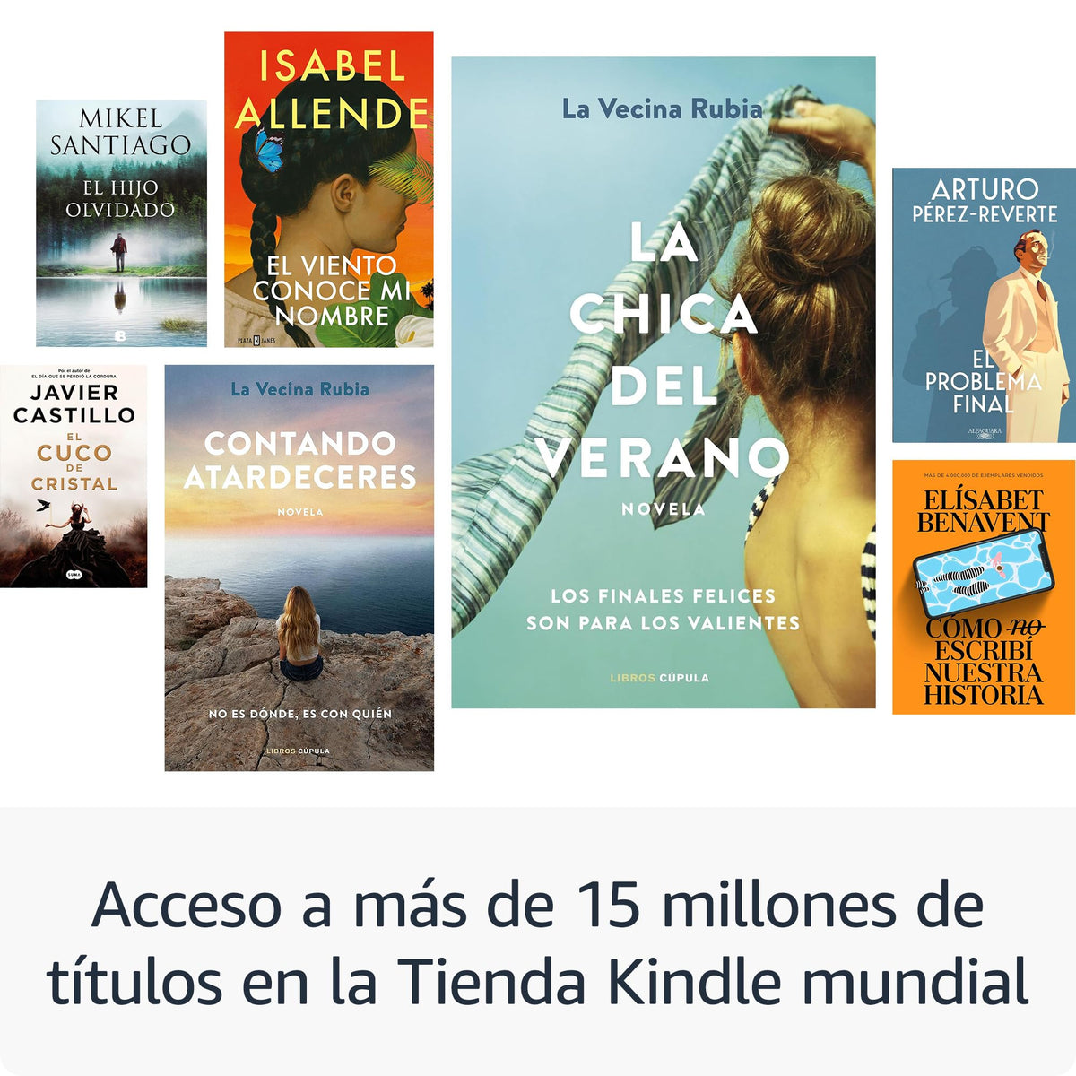 Amazon Kindle Paperwhite 16GB (modelo más reciente): nuestro Kindle más rápido de la historia, con una nueva pantalla de 7″ sin reflejos y una batería de semanas de duración. Color Negro