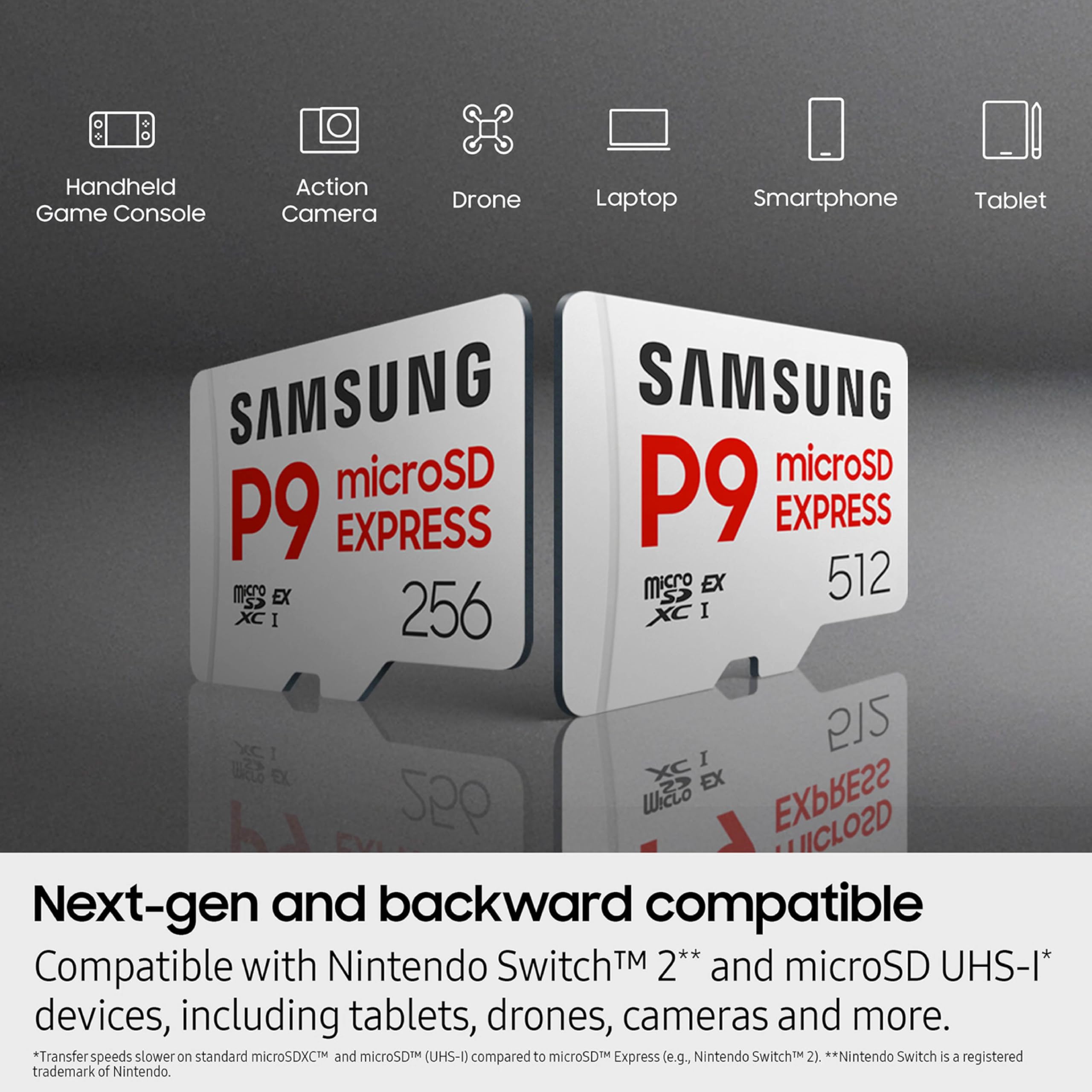 microSD Express Card P9 Express 256GB Tarjeta gráfica