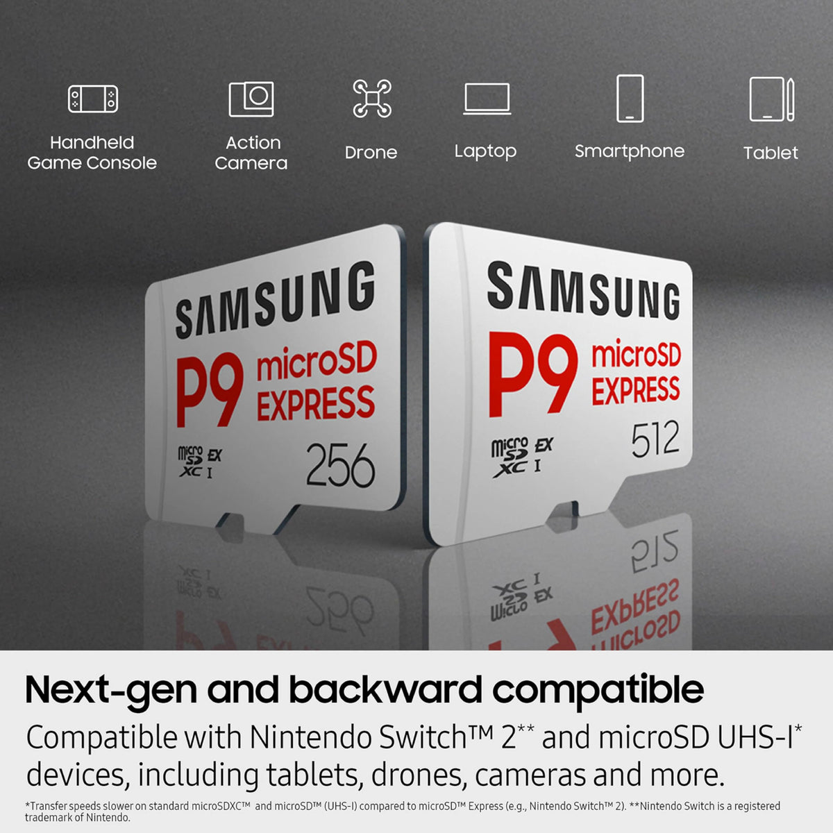 microSD Express Card P9 Express 256GB Tarjeta gráfica