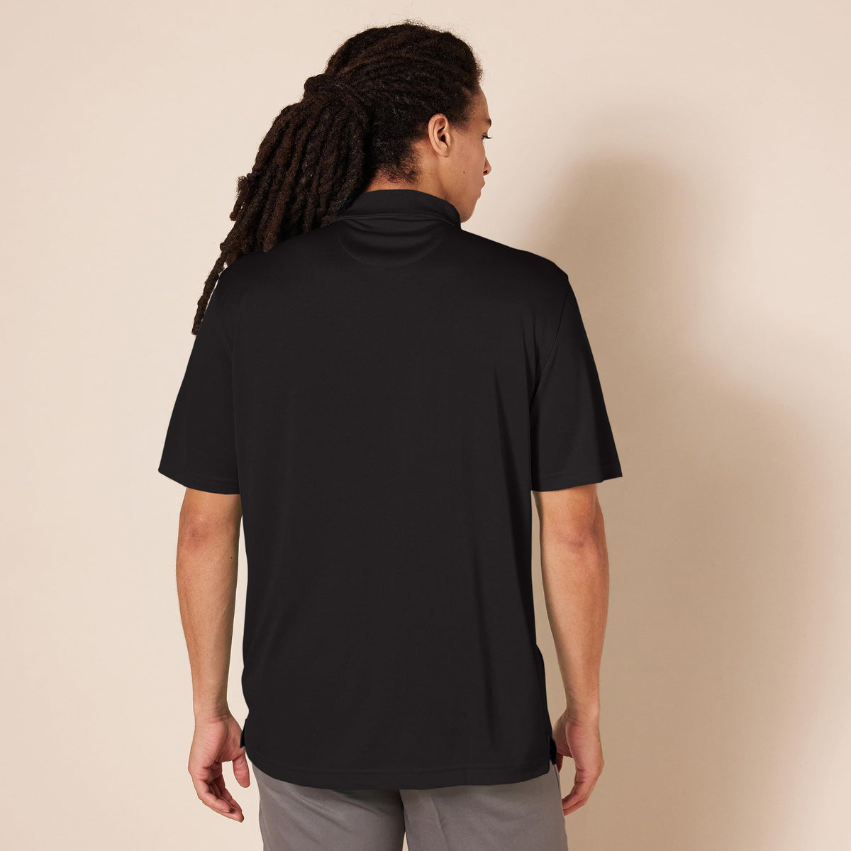 Amazon Essentials - Polo de golf de secado rápido para hombre (disponible en tallas grandes y altas), color negro, talla G