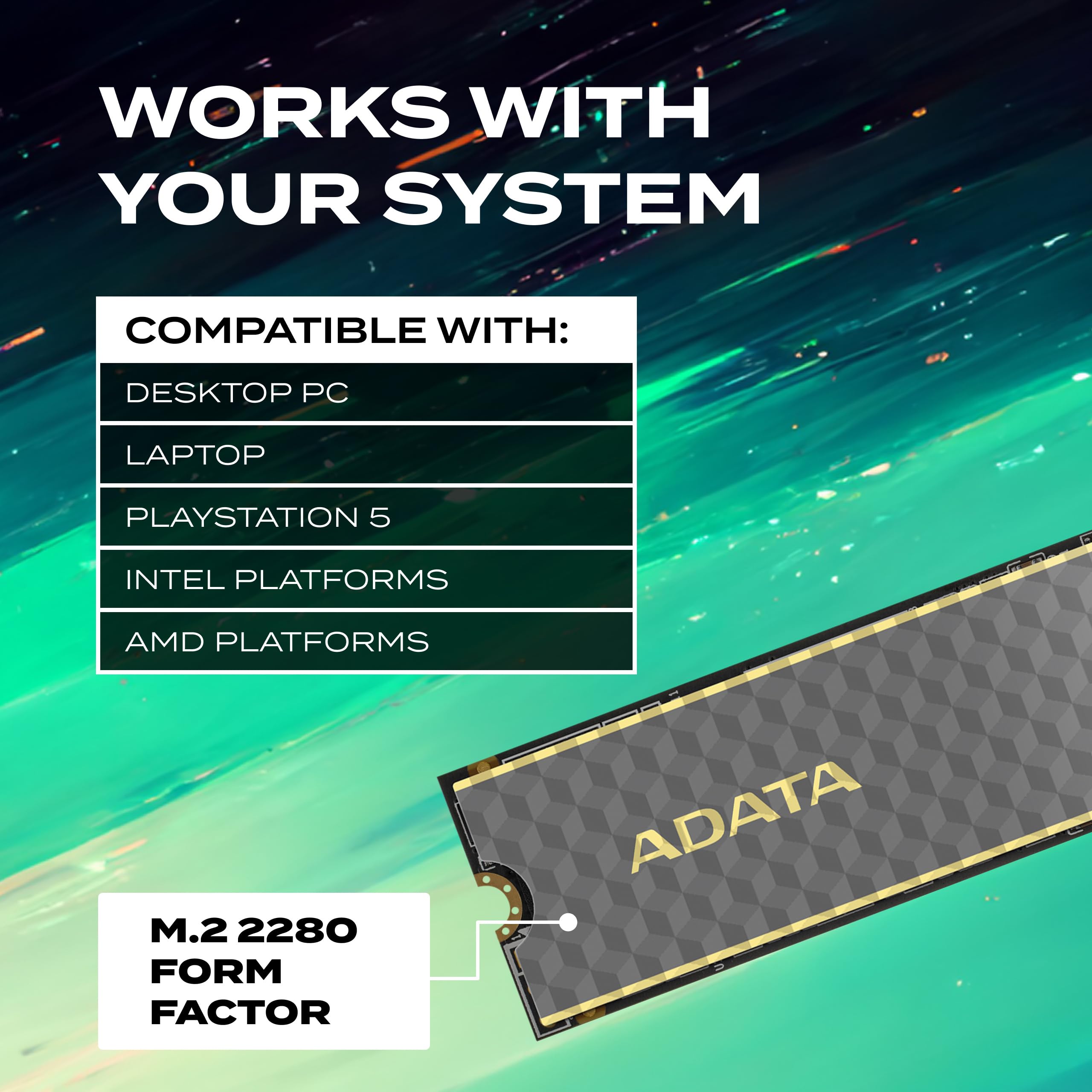 ADATA SSD Legend 860 1000GB (6,000/5,000 MB/s) PCIe Gen 4x4 2280, Soporte SSD Toolbox, NVMe