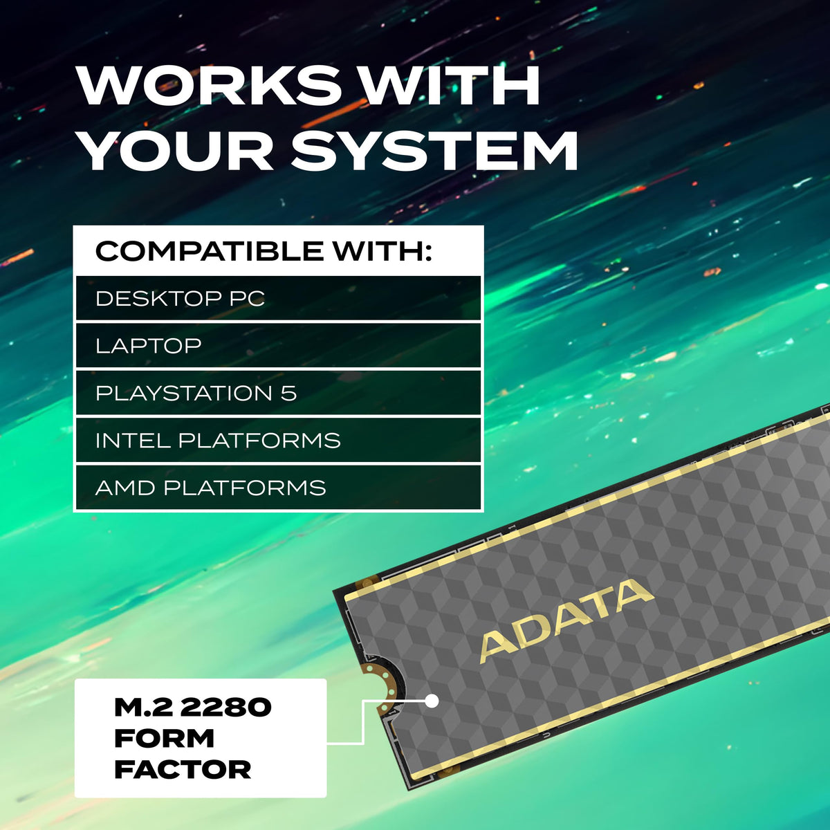 ADATA SSD Legend 860 1000GB (6,000/5,000 MB/s) PCIe Gen 4x4 2280, Soporte SSD Toolbox, NVMe
