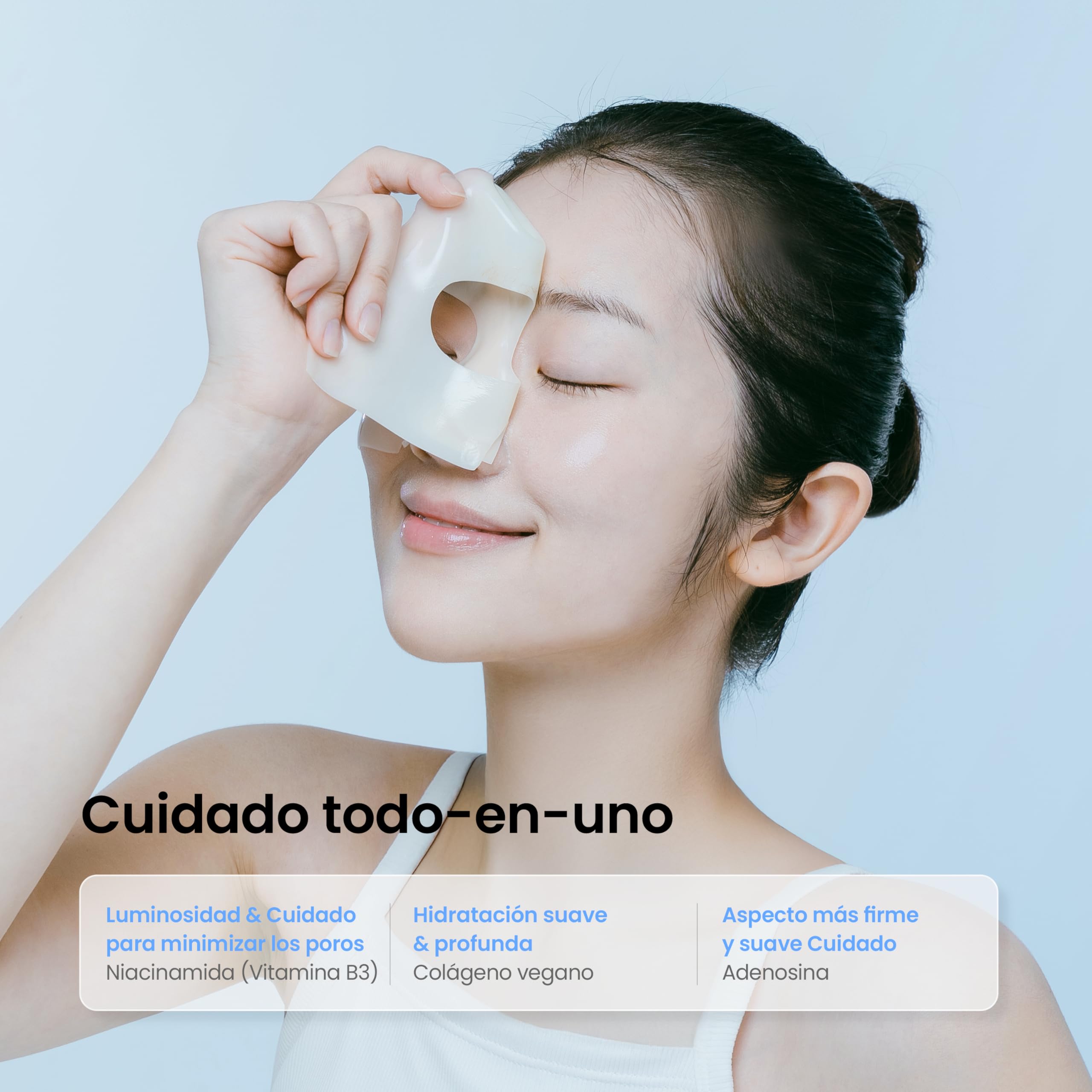 caraseoul Glowganic Pro Colágeno Vegano Mascarilla Hidrogel [4 uds]