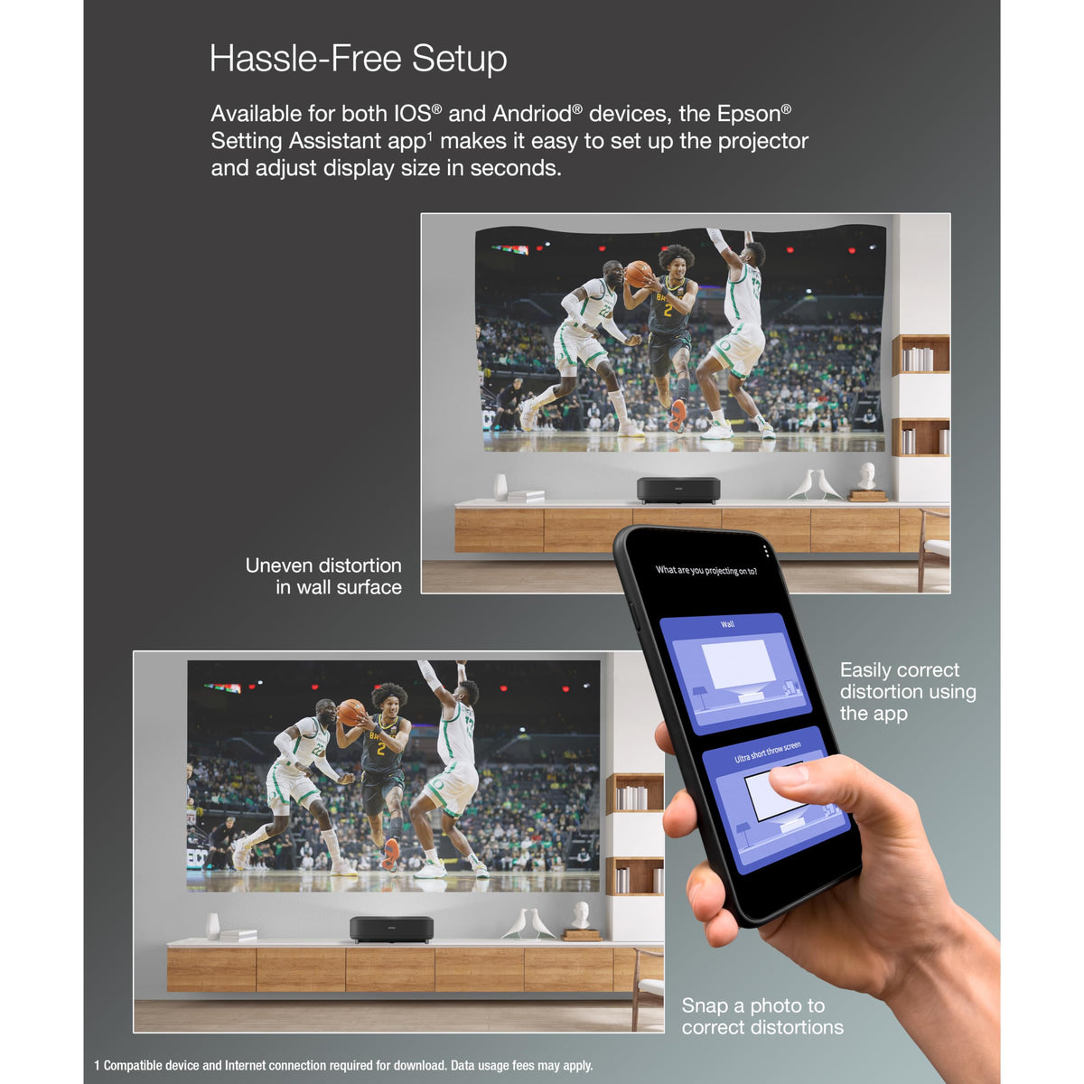 Epson EpiqVision Proyector, Experiencia 4K y Streaming, LS650 Negro