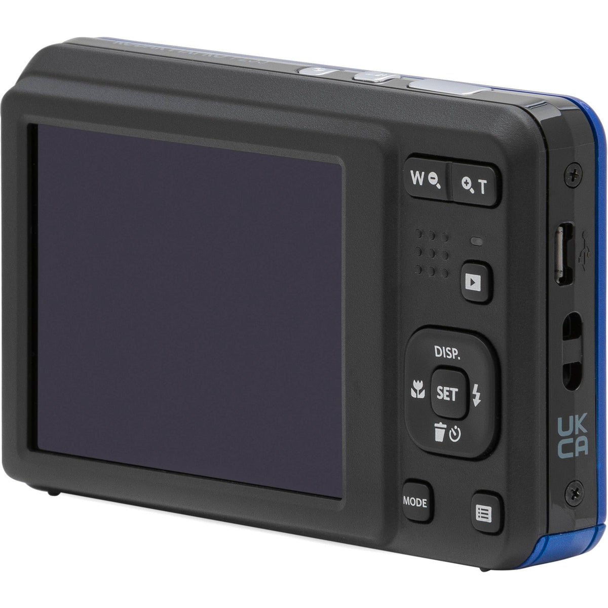 Kodak PIXPRO FZ55 - Cámara digital azul de 16 MP, zoom óptico de 5X, 28 mm, gran angular, 1080P, cámara LCD Full HD de 2,7 pulgadas, tarjeta y lector de 64 GB + funda + portafolios de memoria +