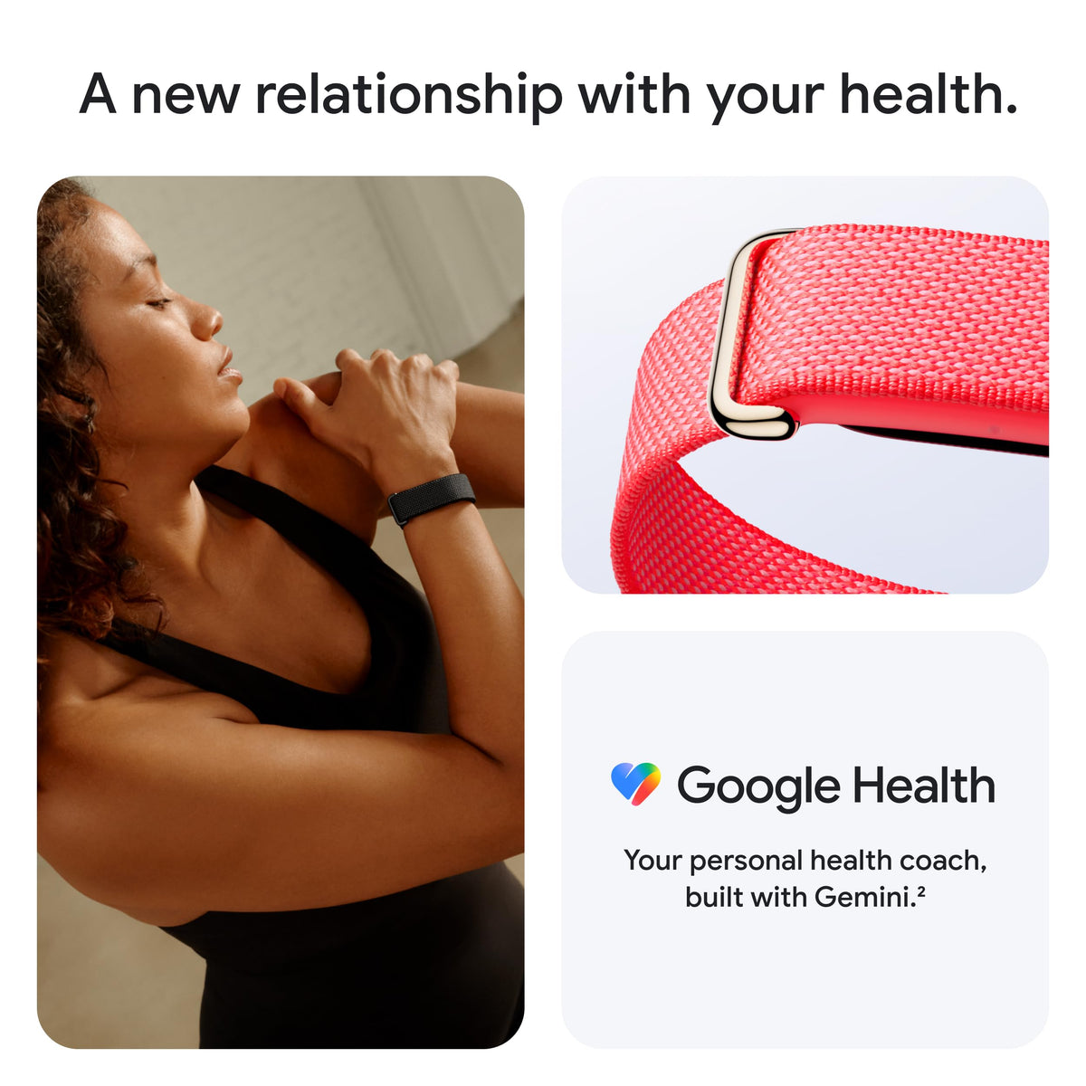 Google Fitbit Air Performance Loop Band - Talla única - Obsidiana