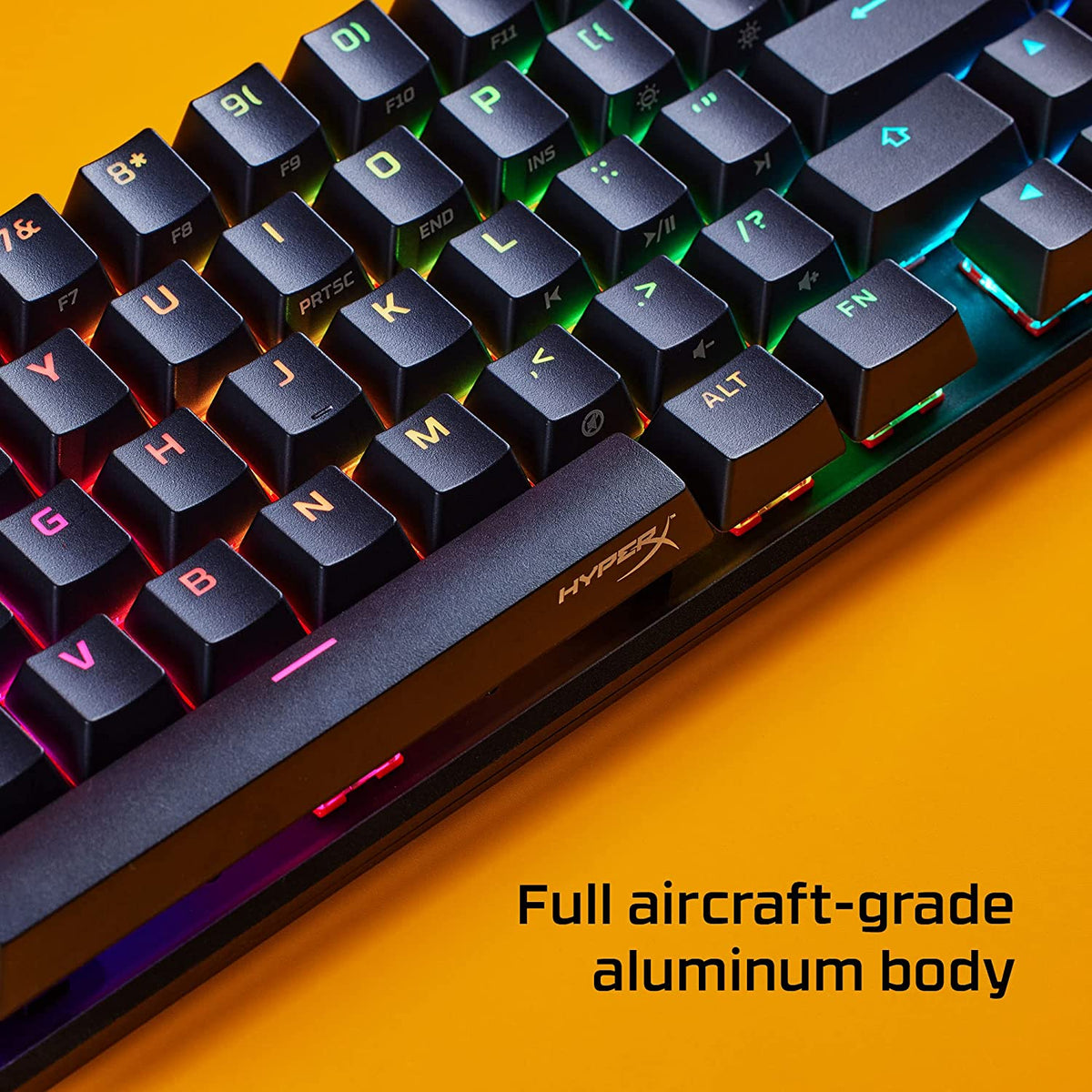 HyperX Alloy Origins 65, Keyboard 65%, Aqua (Reacondicionado)