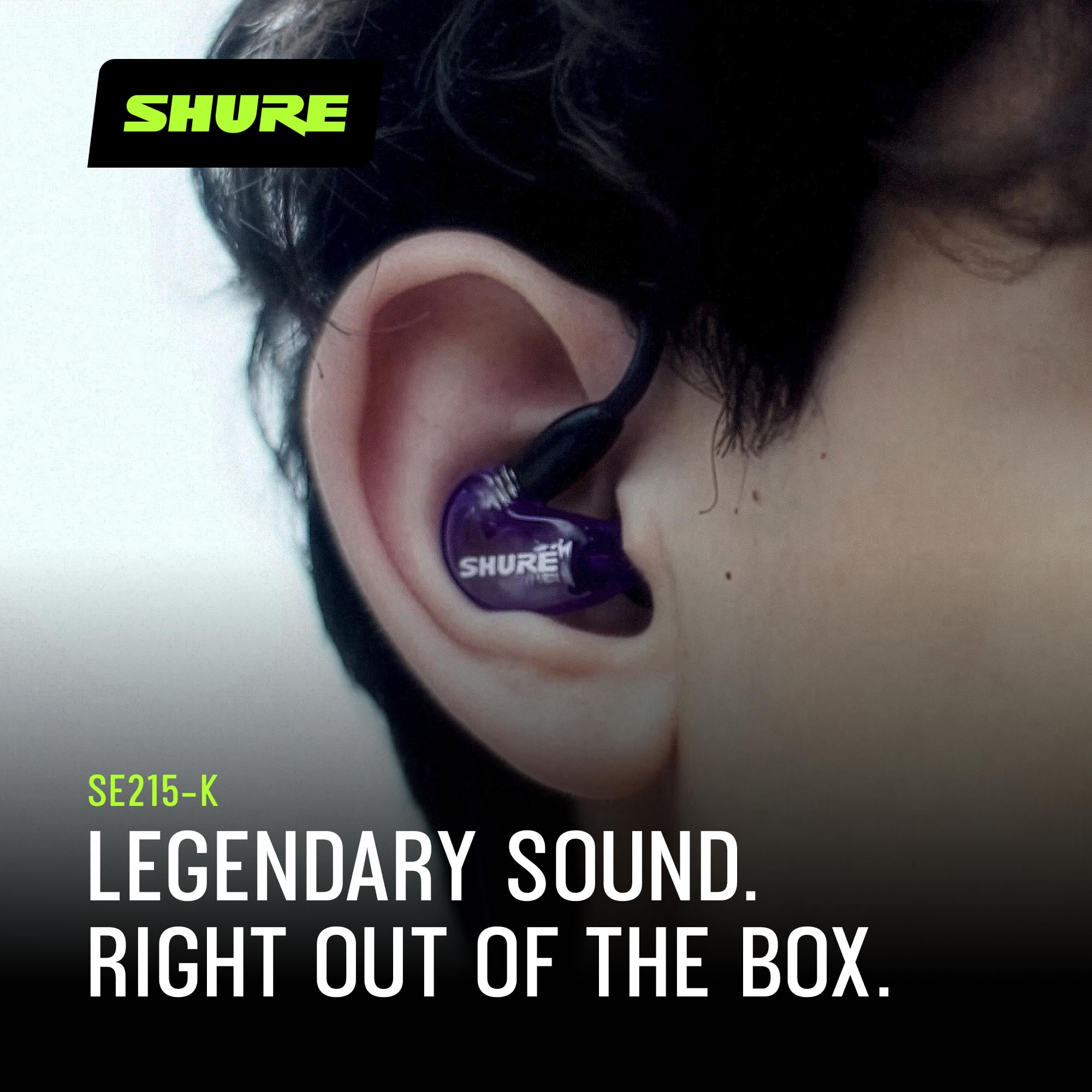 Shure Auriculares Aislantes de Sonido SE215-CL, Color Transparente