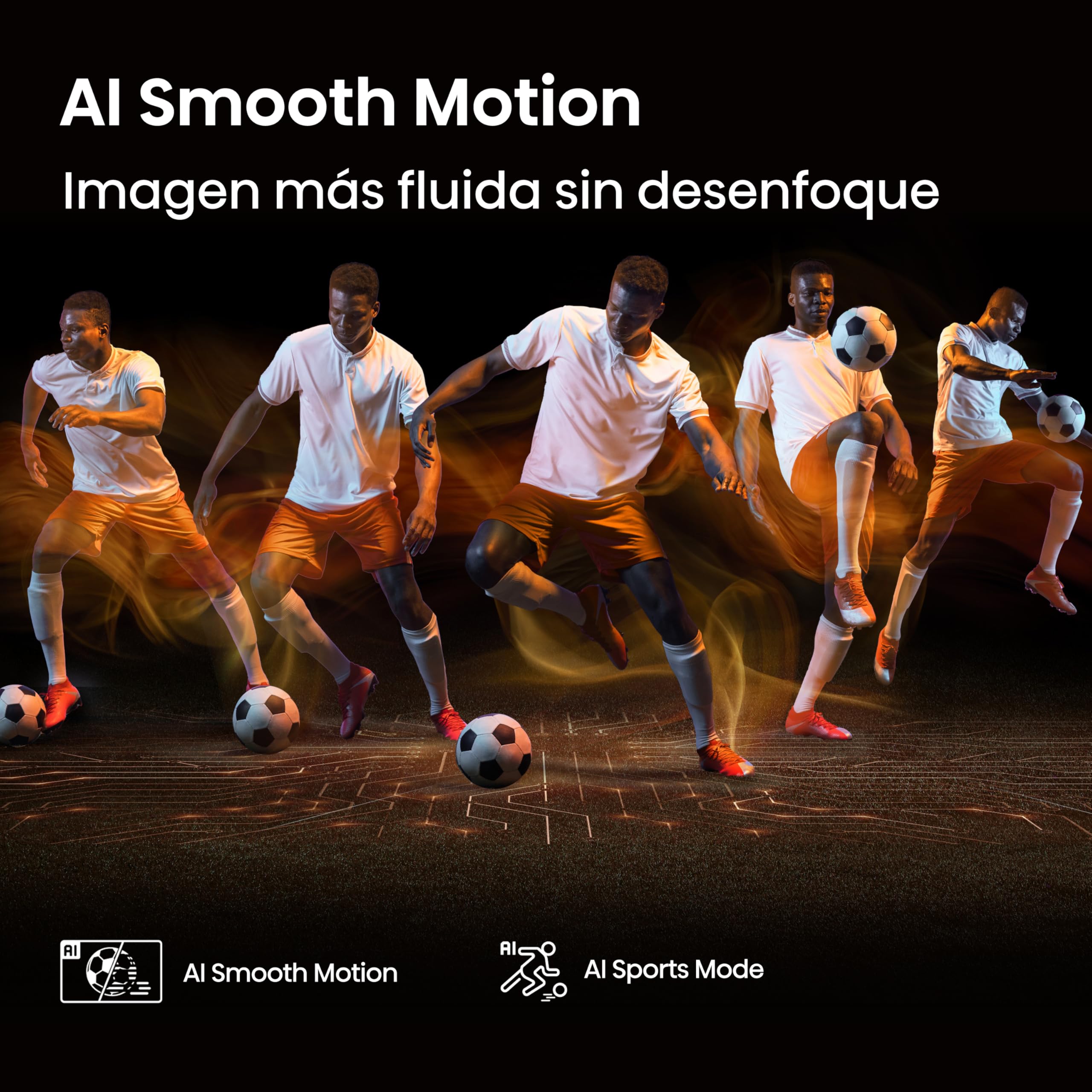 Hisense Television QD6QFM(último Modelo) Pantalla 55 Pulgadas,QLED Smart Fire TV UHD 4K,Control Remoto por Voz con Alexa,Escalado AI a 4K,Dolby Vision Atmos, Modo de Juego Plus