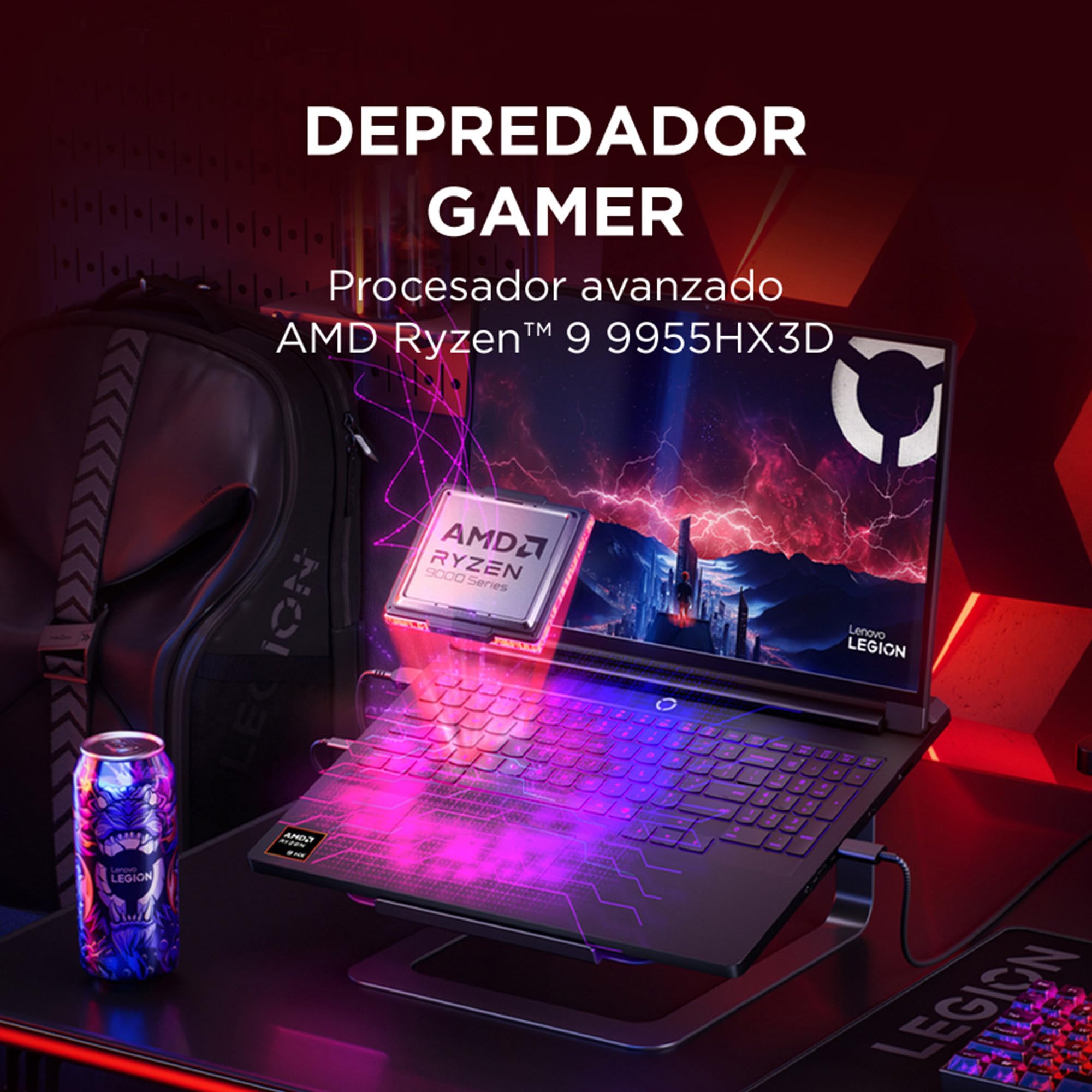 Laptop Lenovo Gaming Legión Pro 7 | 32GB RAM 1TB SSD | AMD Ryzen 9 | RTX 5080 PC con IA | Windows 11