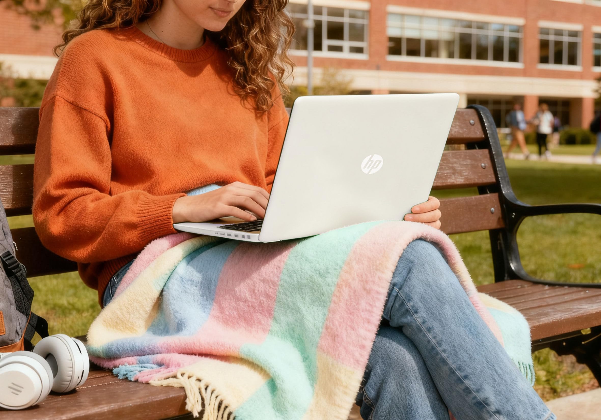 HP Laptop de 14 pulgadas, CPU Intel de doble núcleo, 8 GB de RAM, SSD de 256 GB, acabado blanco suave, visualización HD, Windows 11, Microsoft 365 aplicaciones web con OneDrive de 1 TB