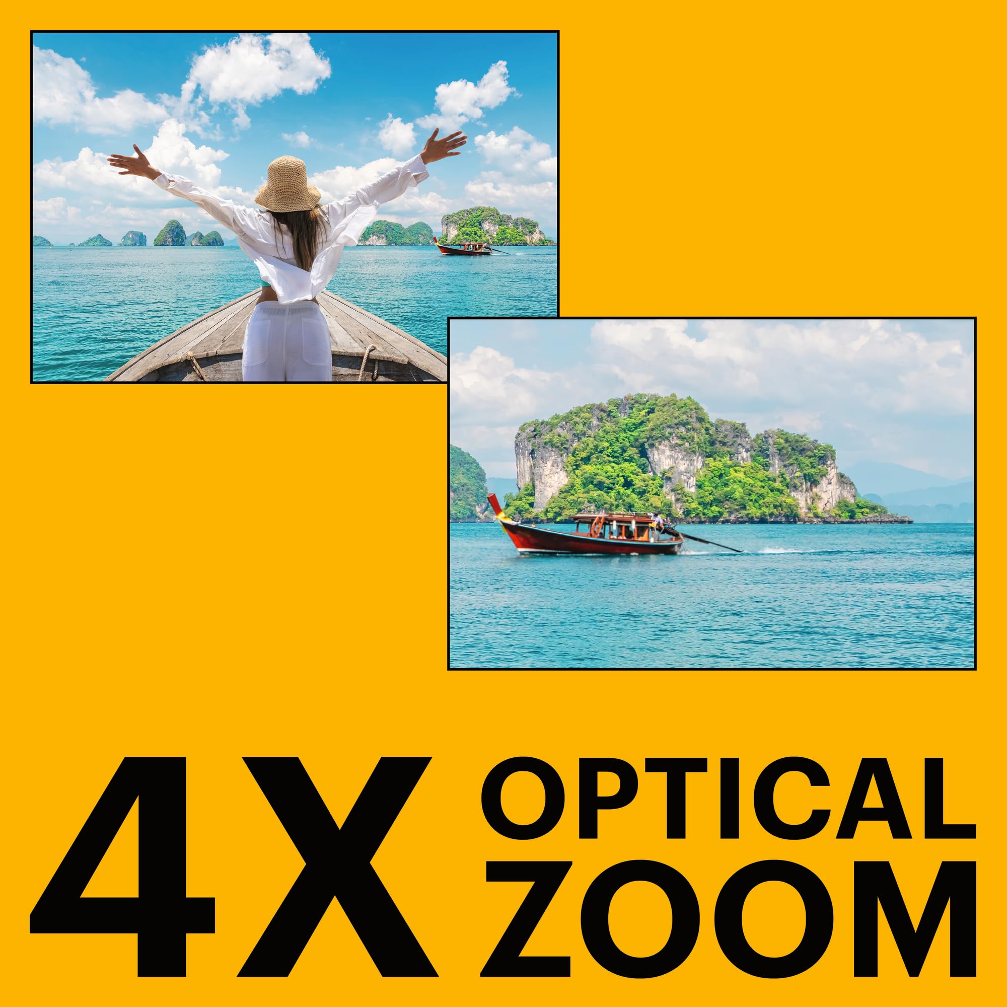 KODAK PIXPRO WPZ2 - Cámara Digital WiFi Resistente al Agua, a Prueba de Polvo, 16 MP, Zoom óptico 4X, 1080P, Full HD, cámara de Video vlogging LCD de 2.7 Pulgadas (Azul)