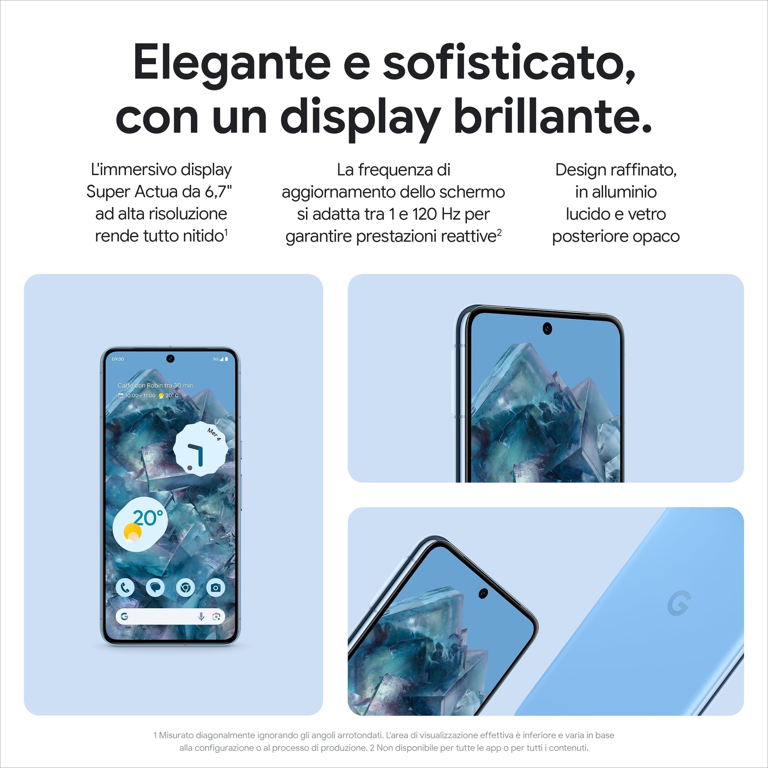 Google Pixel 8 Pro 5G | Unlocked Dual SIM (Nano-SIM, eSIM) | 6.7-Inch Android Smartphone (Obsidian, 128GB + 12GB RAM) (Reacondicionado)