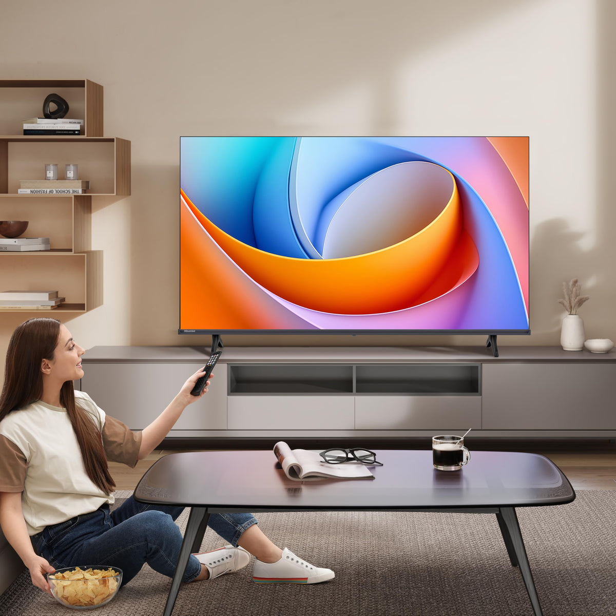 Hisense Television A4N(último Modelo) Pantalla 32 Pulgadas, Smart Vidaa TV HD,Modo de Juego,Dolby Audio,Comparte en tu TV,Noise Reduction