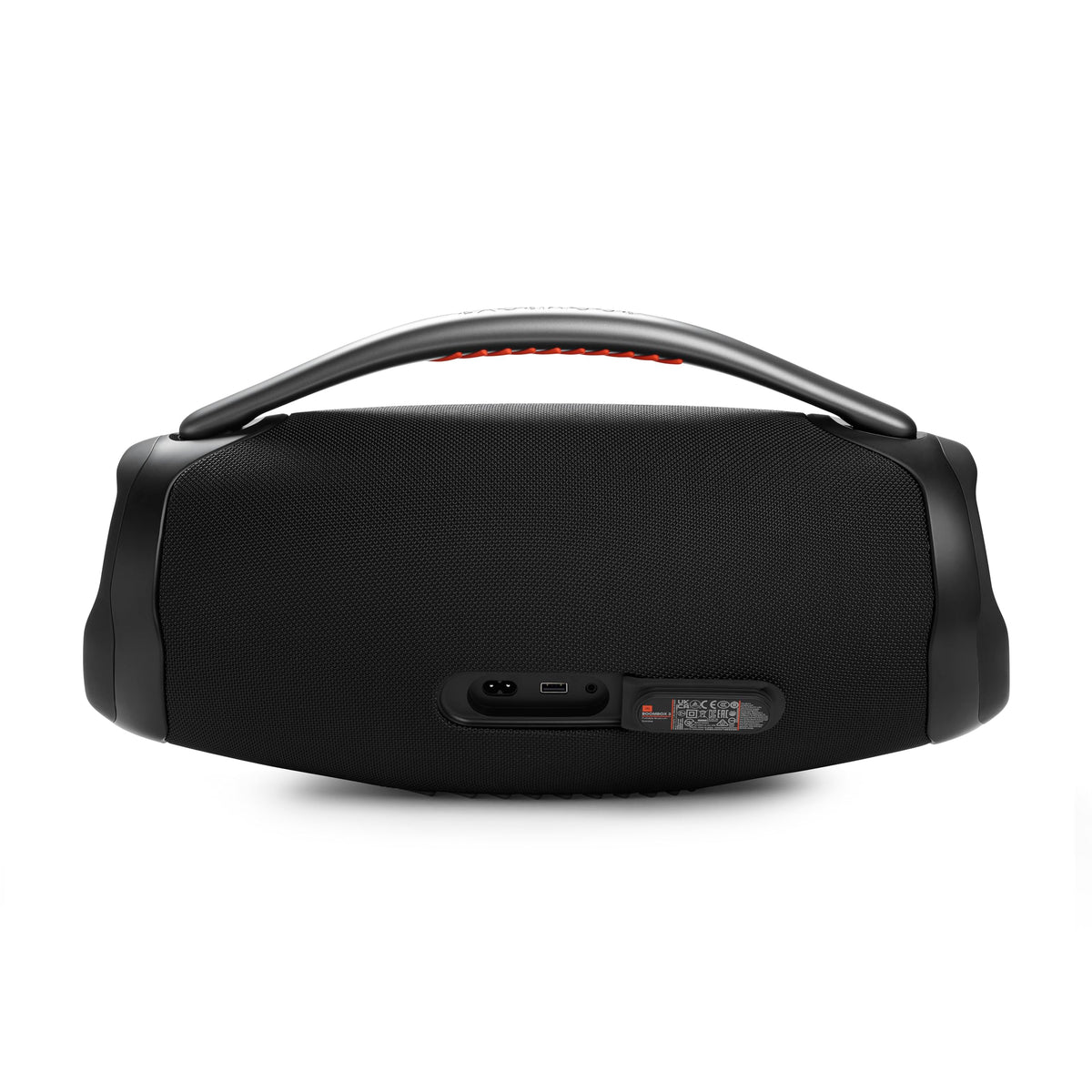 JBL Boombox 3 Bocina Portátil Bluetooth, 180W de Potencia, Reproducción 24 Horas, Resistente al Agua y Polvo IP67 - Negro