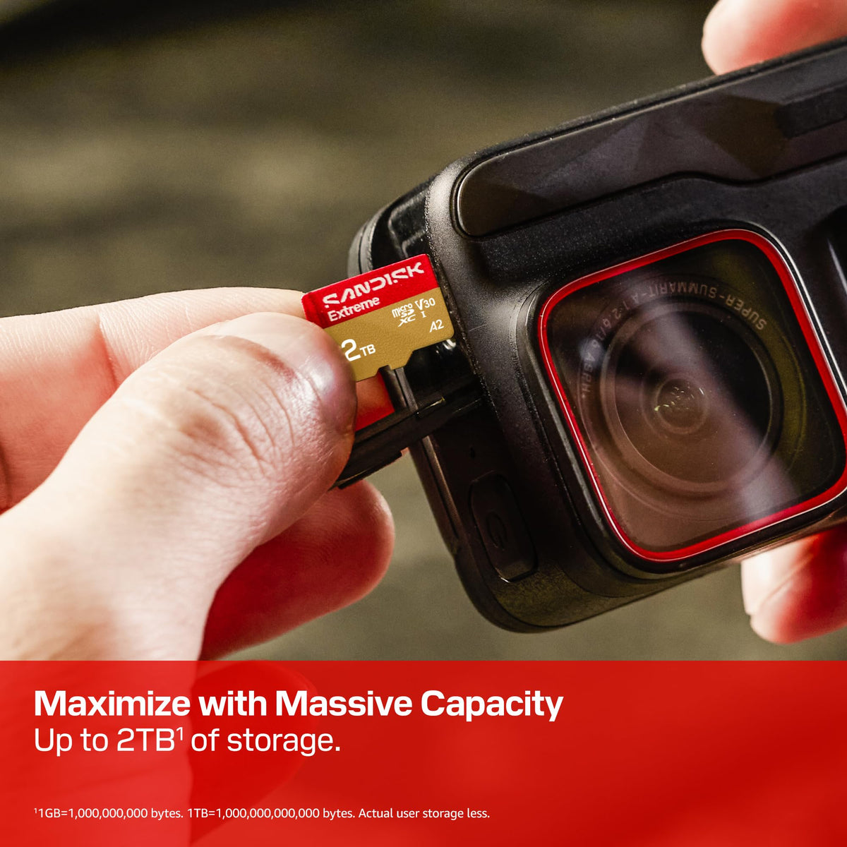 SANDISK - Tarjeta microSD UHS-I Extreme de 128 GB, hasta 245 MB/s de Velocidad de Lectura y 120 MB/s de Velocidad de Escritura, Video 5.3 K, Video 4K UHD, Alto Rendimiento para cámaras de acción