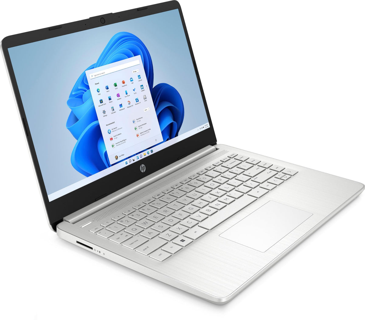 HP Laptop 14-DQ0518LA N4120 2.6GHZ 4GB, 128 GB, SSD, Plata