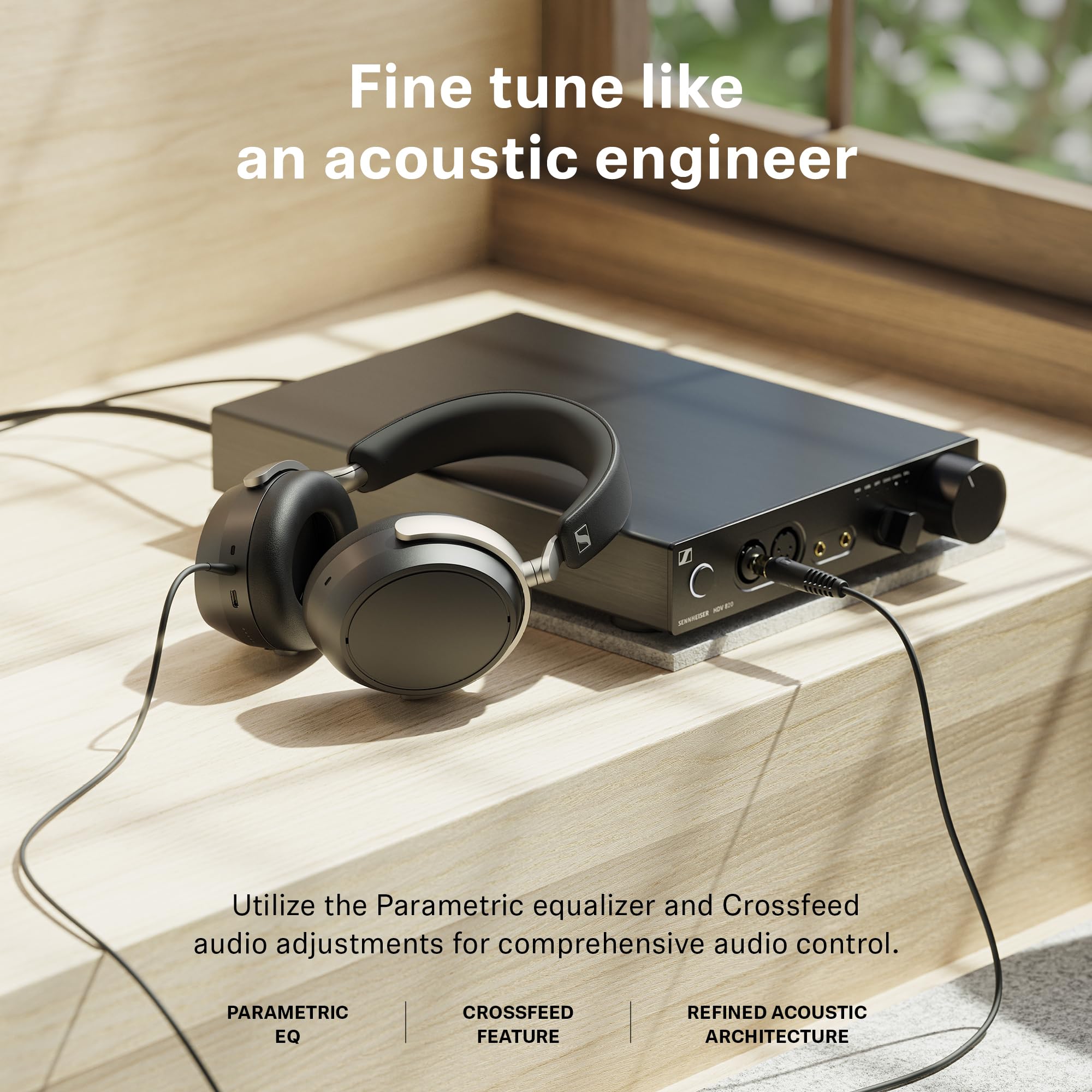 Sennheiser HDB 630 Audífonos Inalámbricos Audiófilos Negro