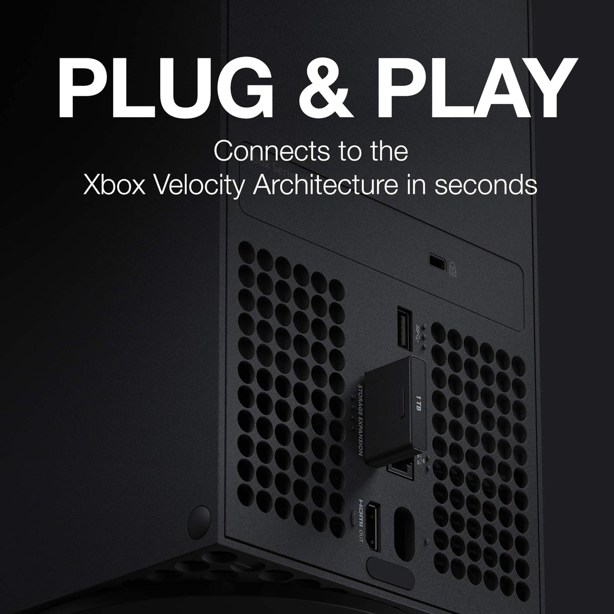 Seagate Tarjeta de expansión de Almacenamiento para Xbox Series X|S 2TB Unidad de Estado sólido - SSD de expansión NVMe para Xbox Series X|S (STJR2000400)