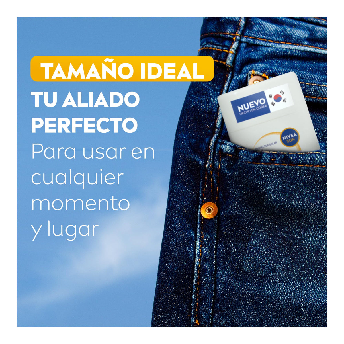 Silky UV Stick NIVEA SUN Protector Solar Facial en Barra FPS50+ Acabado invisible 15g