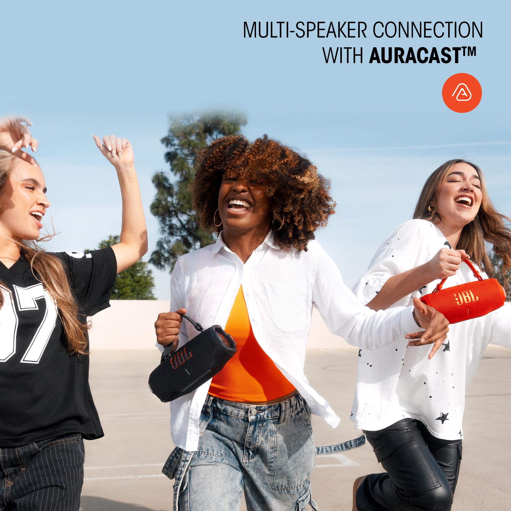 JBL Charge 6 Bocina Portátil Bluetooth, Batería Integrada, IP67 función de Carga USB - Negro