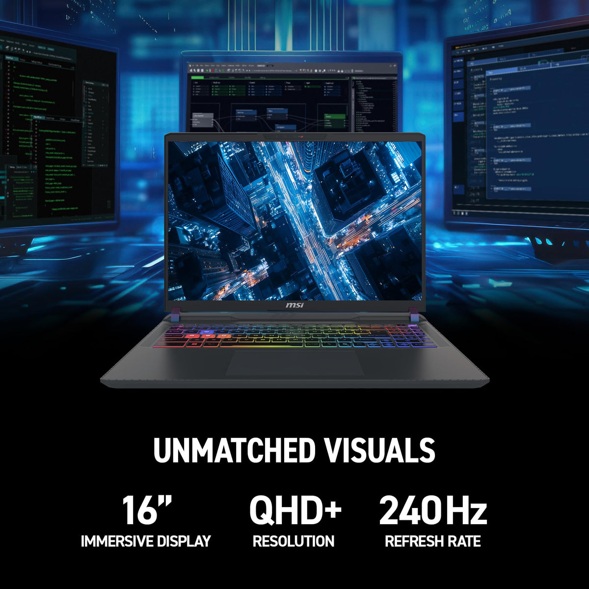 MSI Vector 16 HX AI 16 Pulgadas 144Hz FHD+ Laptop para Juegos: Intel Core Ultra 7-255HX, NVIDIA Geforce RTX 5070Ti, 16GB DDR5, 512GB NVMe SSD, Thunderbolt 5, Wi-Fi 6E, Win 11 Home: Cosmo Gray