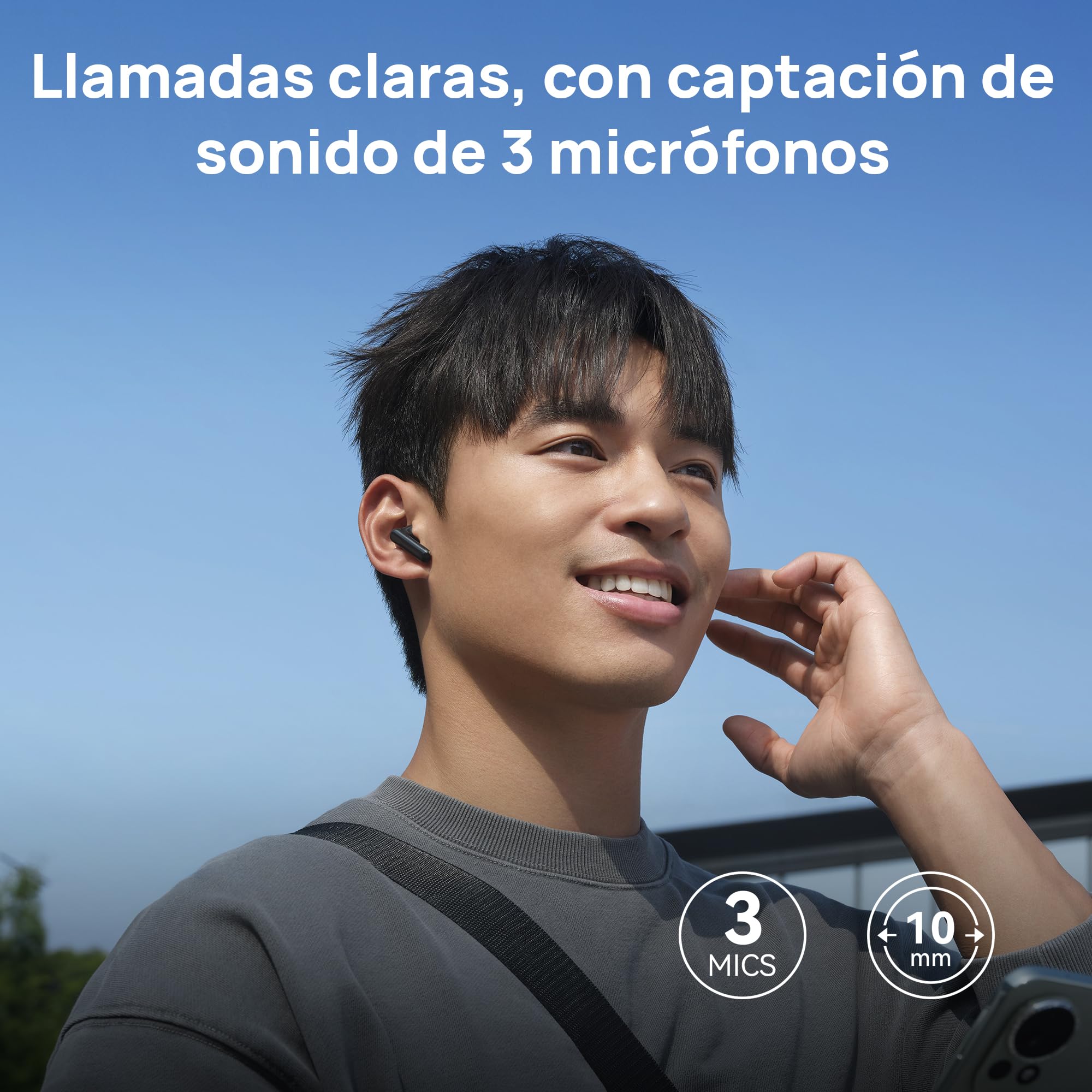 HUAWEI FreeBuds SE 4 ANC, Audífonos Inalámbricos, iOS y Android, Blanco