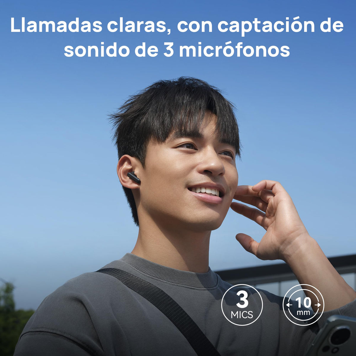 HUAWEI FreeBuds SE 4 ANC, Audífonos Inalámbricos, iOS y Android, Blanco