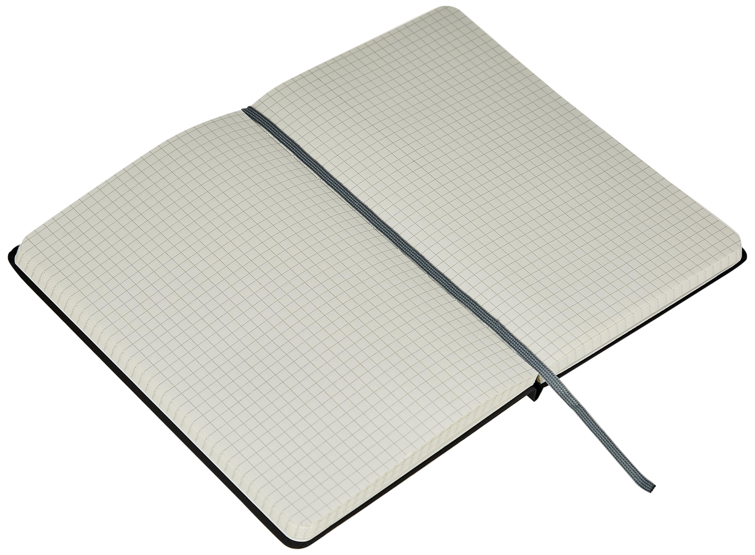 Amazon Basics - Cuaderno clásico cuadriculado, 240 páginas, tapa dura, 5 x 8.25 pulgadas, páginas con rayas gráficas