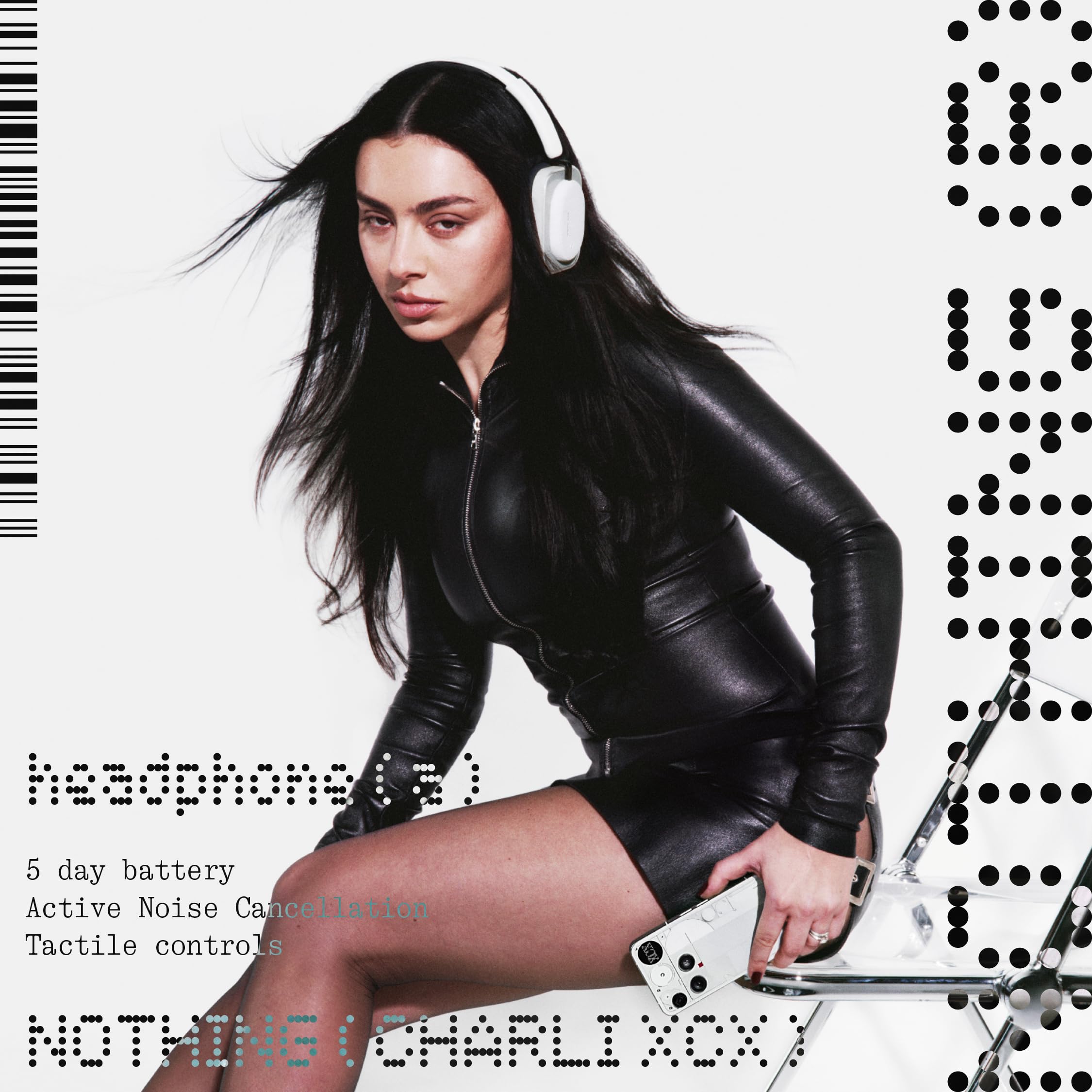 Nothing Headphone (a) Audífonos Inalámbricos ANC 40db Hi-Res Amarillos