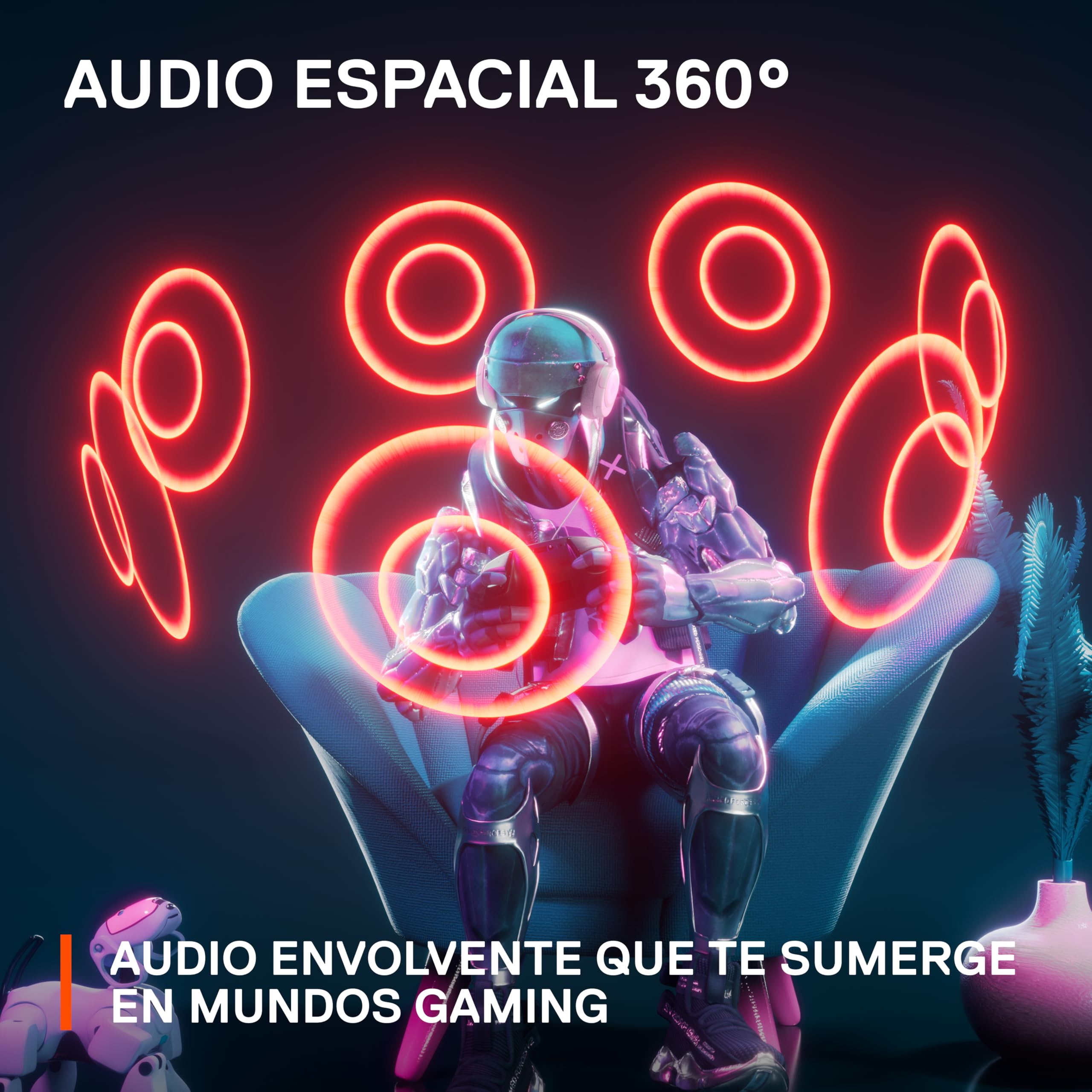SteelSeries Nuevos Auriculares para Juegos multisistema Arctis Nova 1 — Controladores Hi-Fi — Audio Espacial de 360° — Micrófono con cancelación de Ruido — PC, PS5/PS4, Switch, Xbox - Blanco