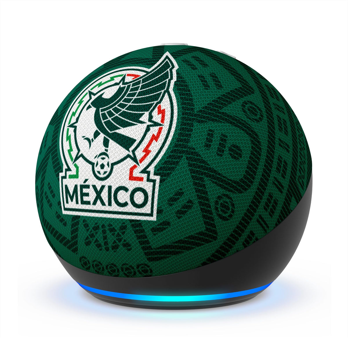 Echo Dot de edición limitada con licencia oficial de la Selección Nacional de México (modelo más reciente): incluye Acceso Anticipado de Alexa+