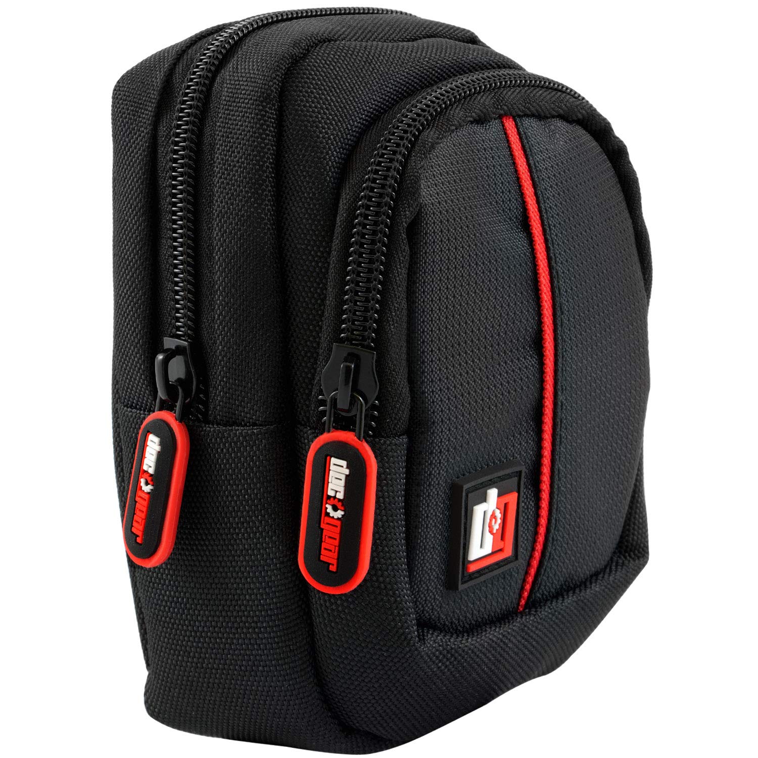 Cámara digital Kodak PIXPRO FZ55, paquete en rojo con tarjeta de memoria Lexar de 32 GB de alto rendimiento 800x UHS-I SDHC + estuche para cámara Deco Photo Point and Shoot Field Bag