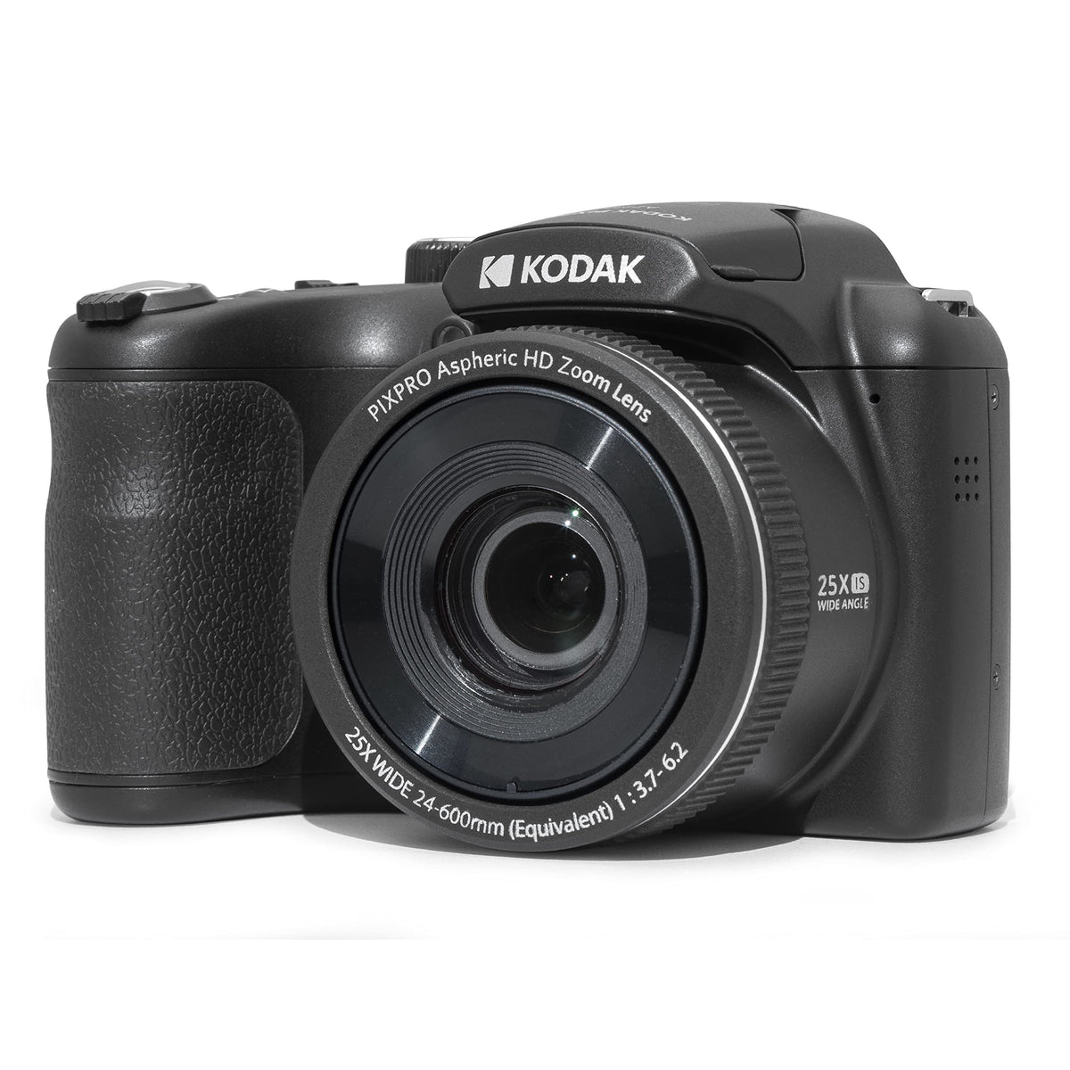KODAK PIXPRO AZ255-BK Cámara Digital de 16 MP, Zoom óptico de 25 X, Lente Gran Angular de 24 mm, estabilización óptica de Imagen, 1080P, Full HD, Video, cámara LCD de 3 Pulgadas, Color Negro